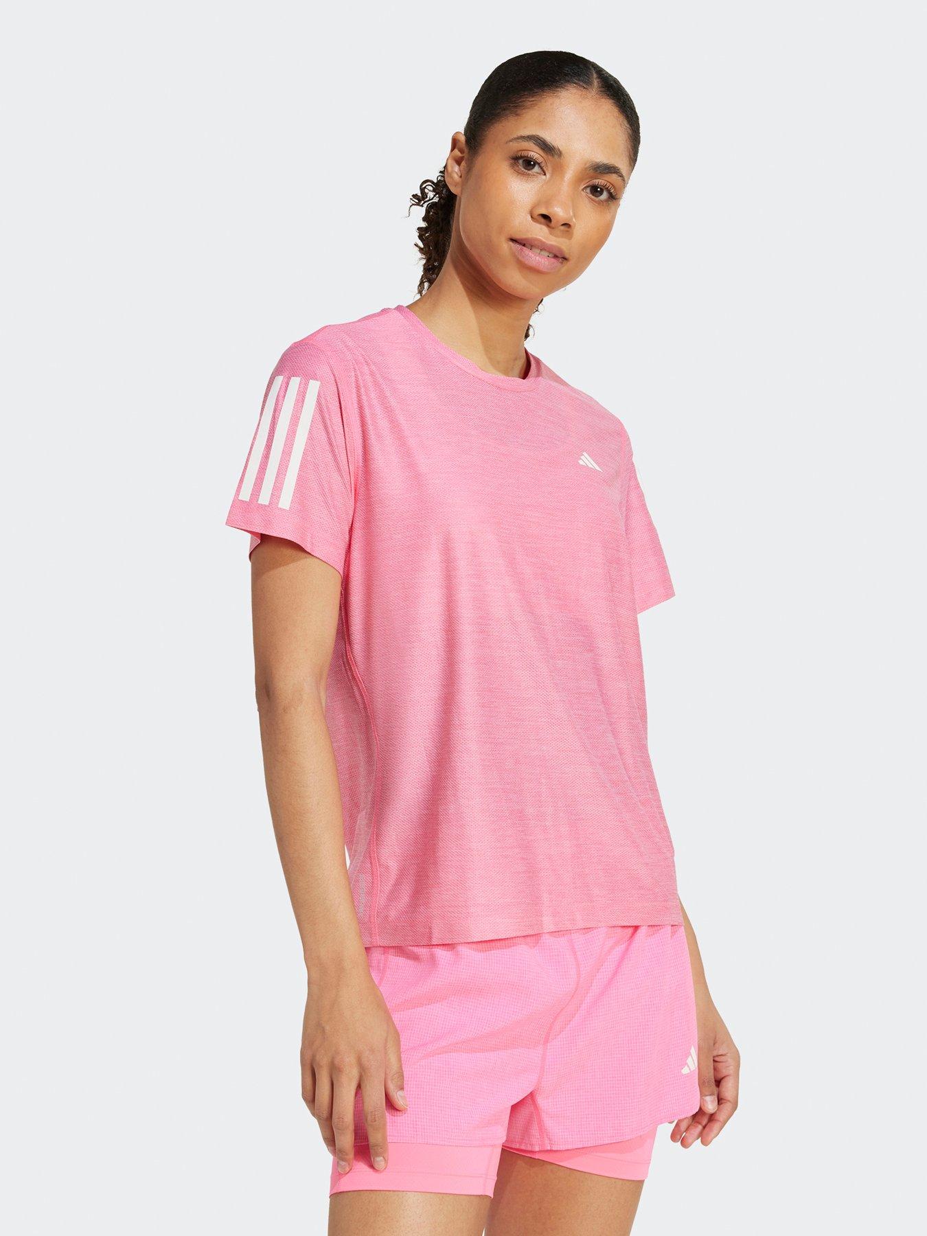 undefined Womens Running Own The Run T-Shirt - Pink