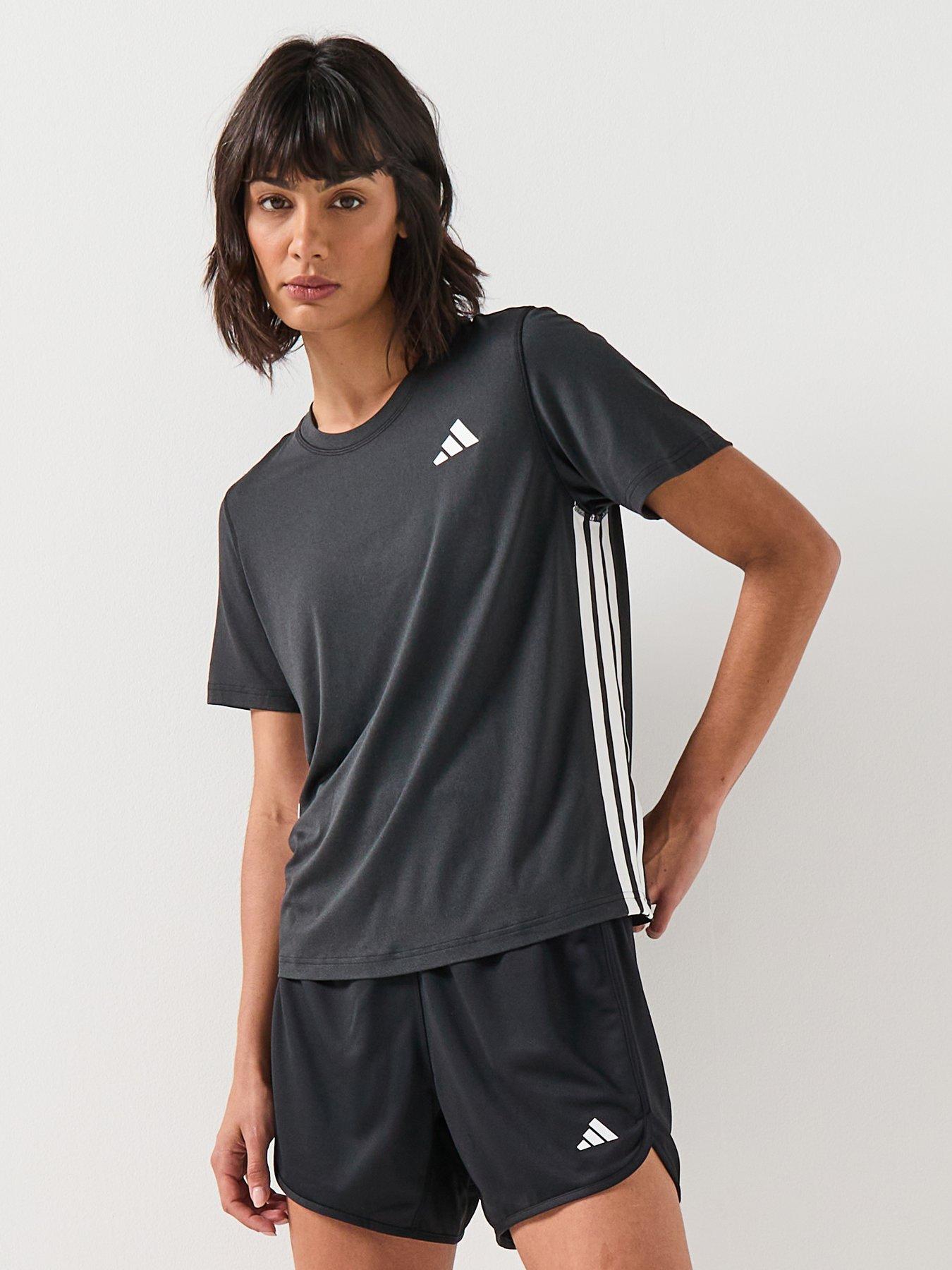 adidas-womens-training-3-stripe-crew-t-shirt-black
