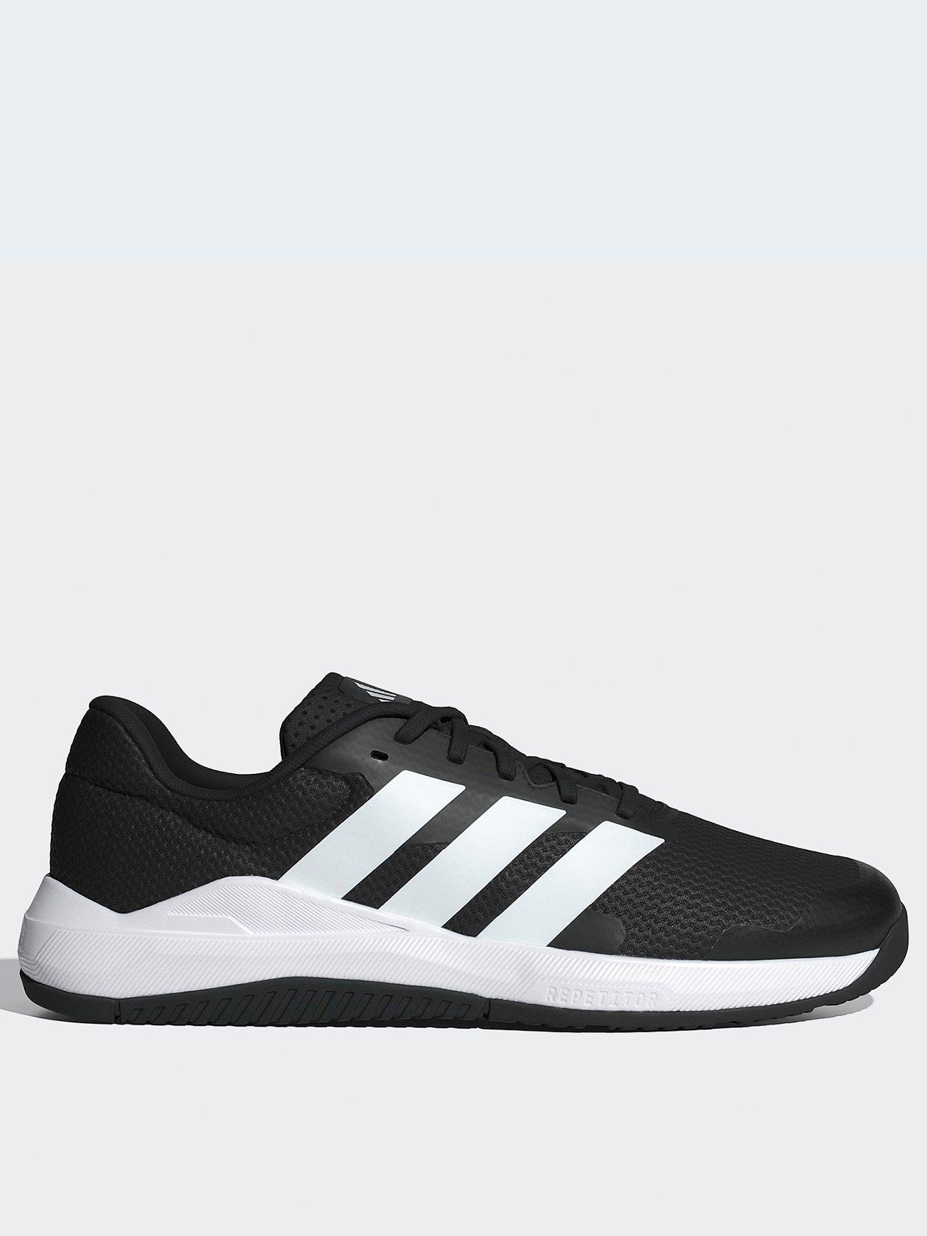 adidas Mens Training Dropset Base Trainers, Core Black/Ftw White/Lucid Red, Size 8, Men