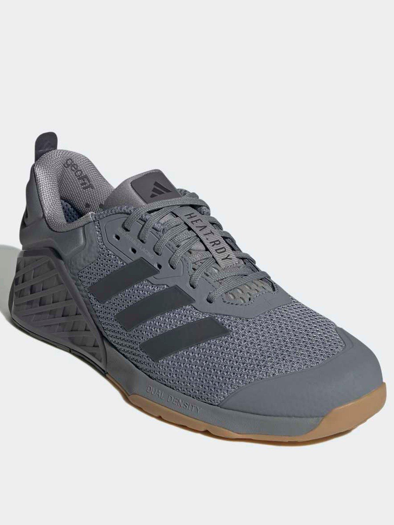 adidas Mens Training Dropset 3 Trainers - Grey | Very