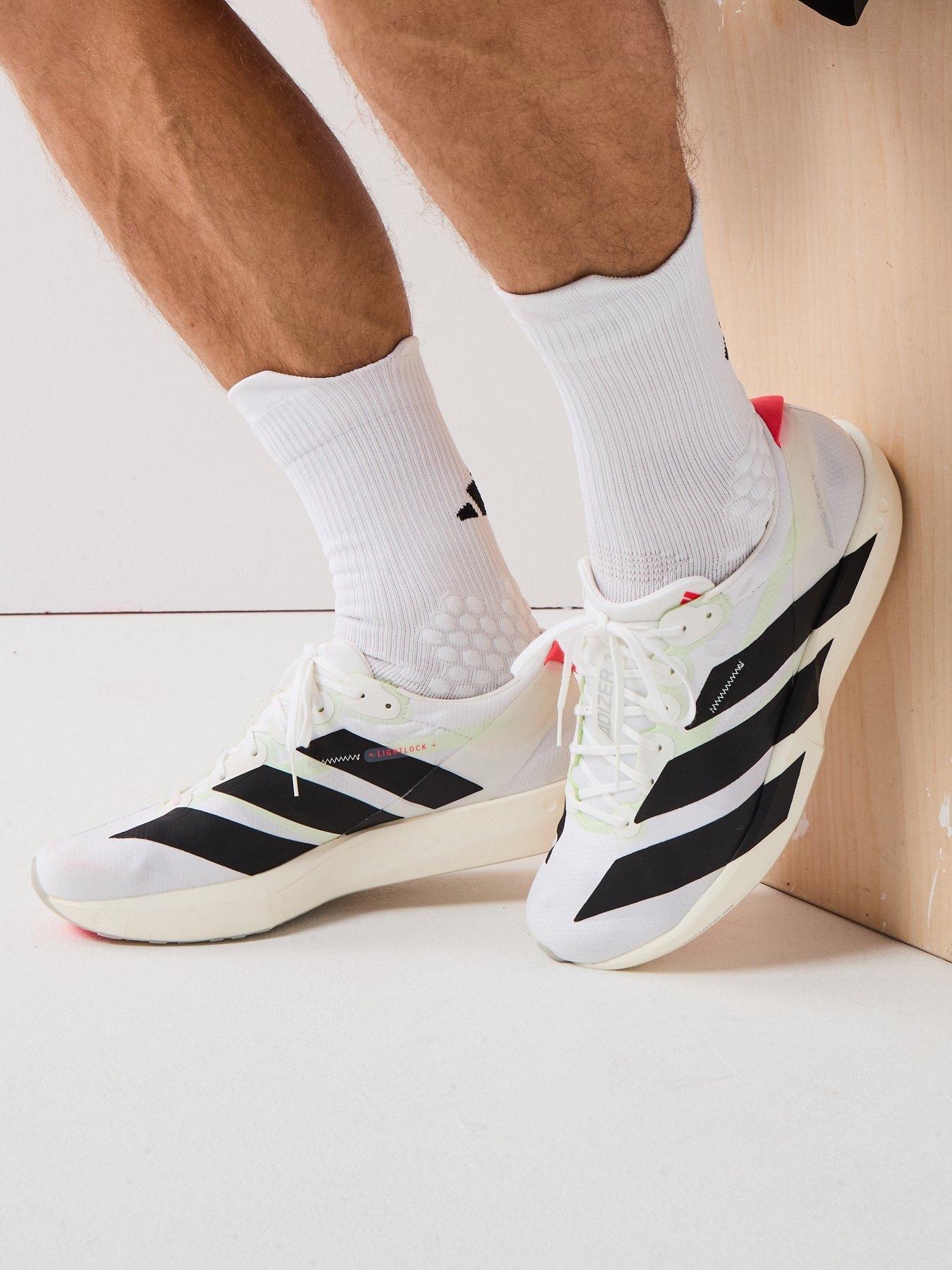 Adidas Mens Running Adizero Adios 9 Trainers - White