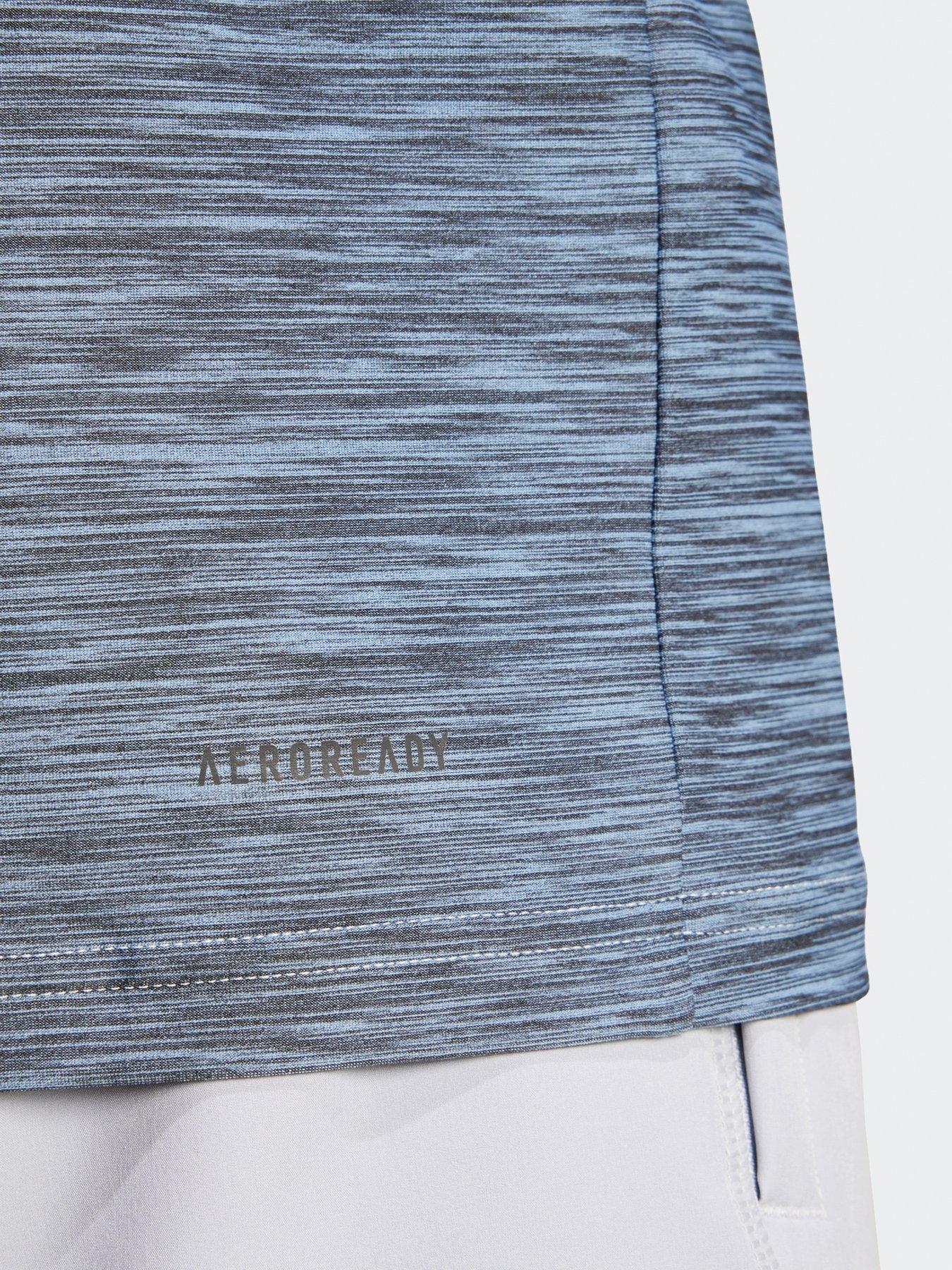 Image 5 of 5 of adidas Mens Training Essentials Stretch T-Shirt - Blue