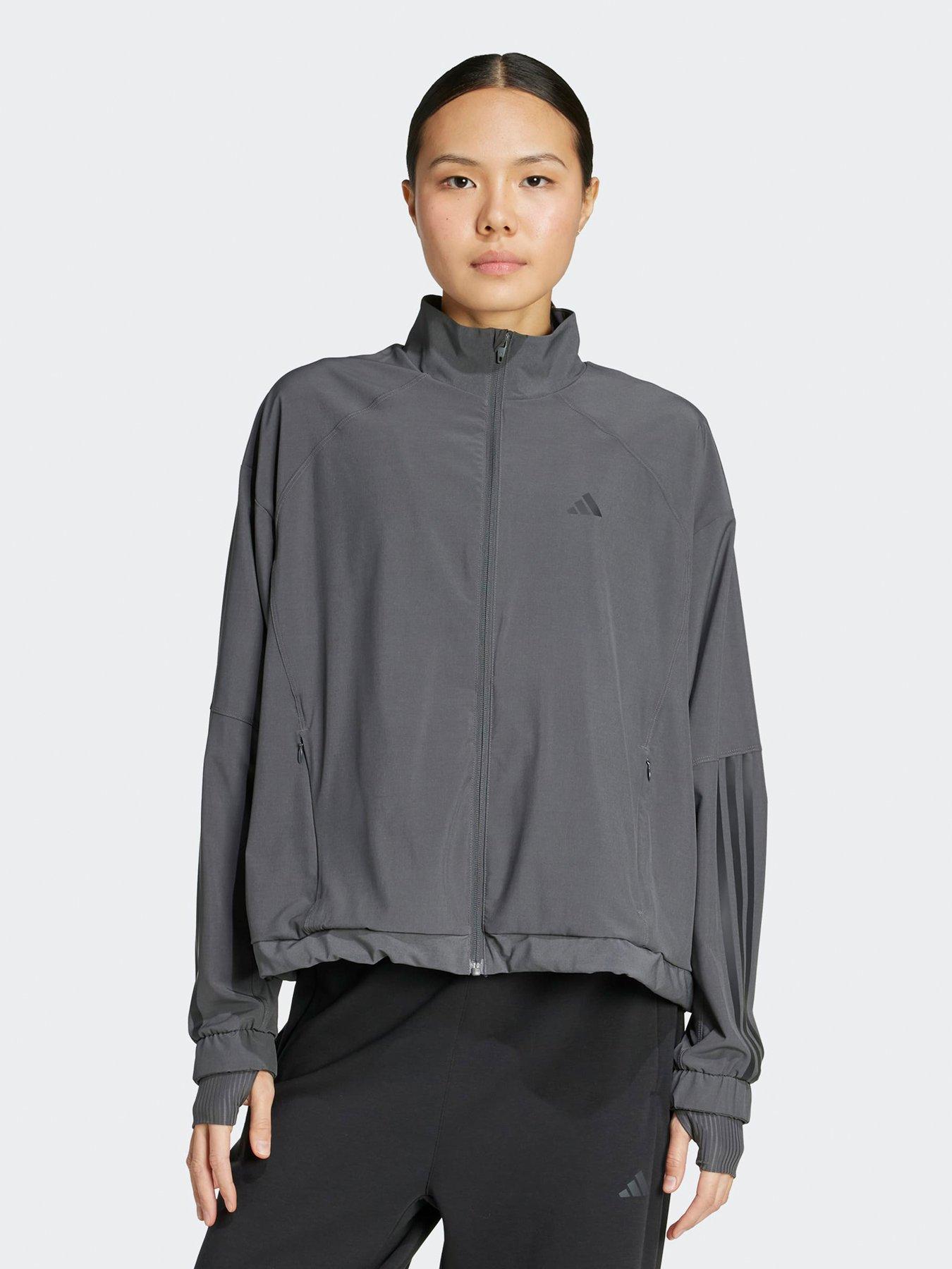 undefined Womens Training Hyperglam Windbreaker Jacket - Grey