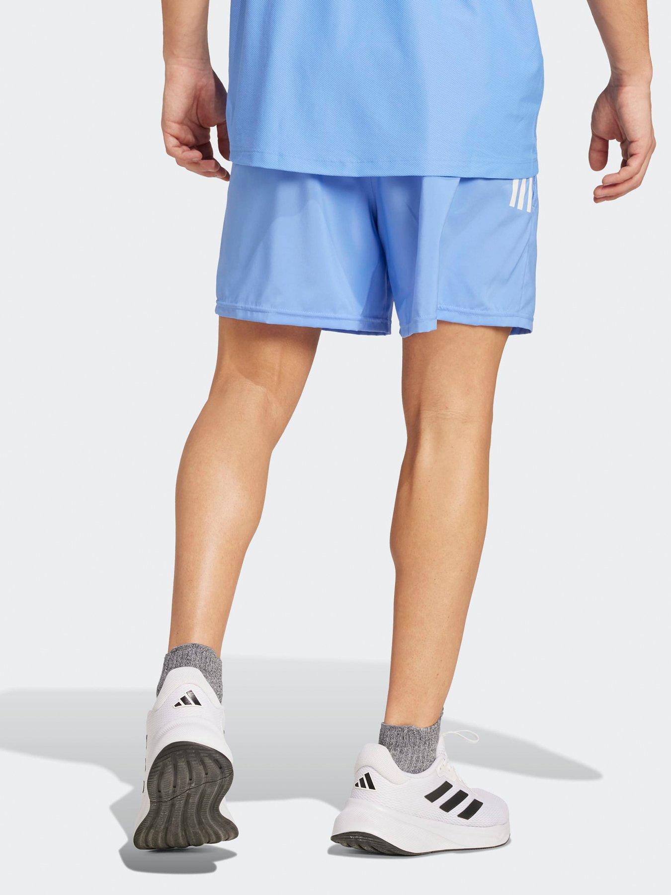 Image 2 of 5 of adidas Mens Running Own The Run 7Inch Shorts - Blue