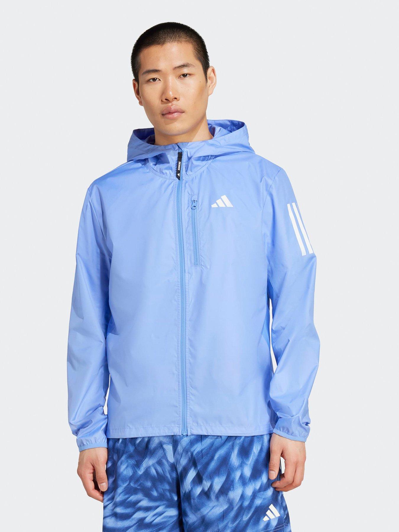Adidas Mens Running Own The Run Jacket - Blue