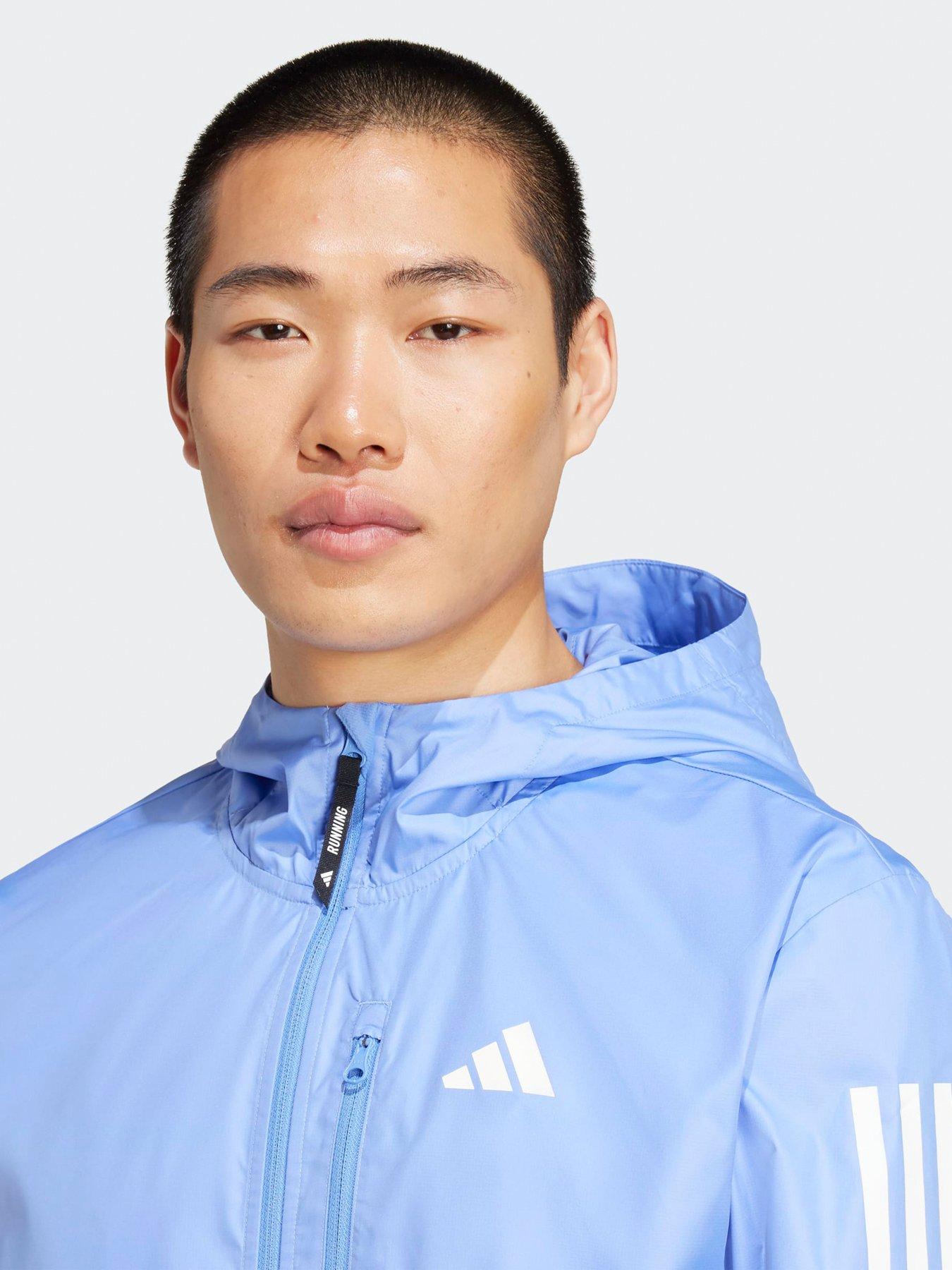 Image 4 of 5 of adidas Mens Running Own The Run Jacket - Blue
