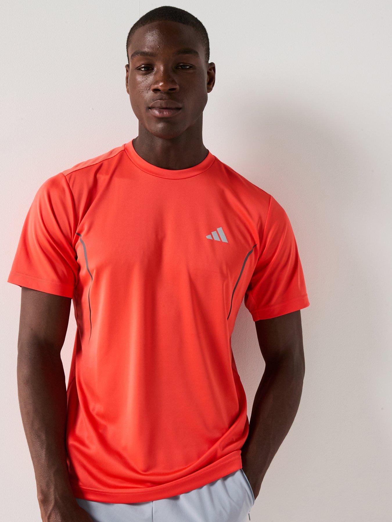 adidas: Mens Training Tech T-Shirt - Red