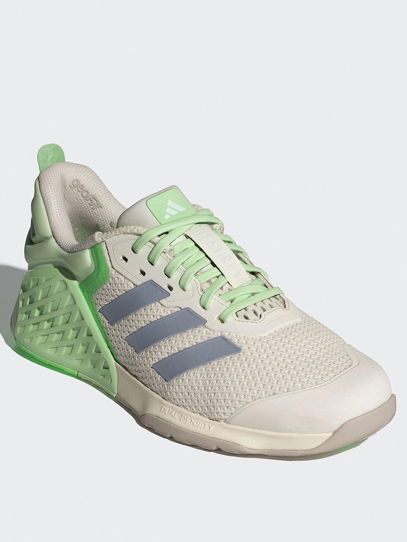 Image 2 of 7 of adidas Womens Training Dropset 3 Trainers - Silver/Green/Lime