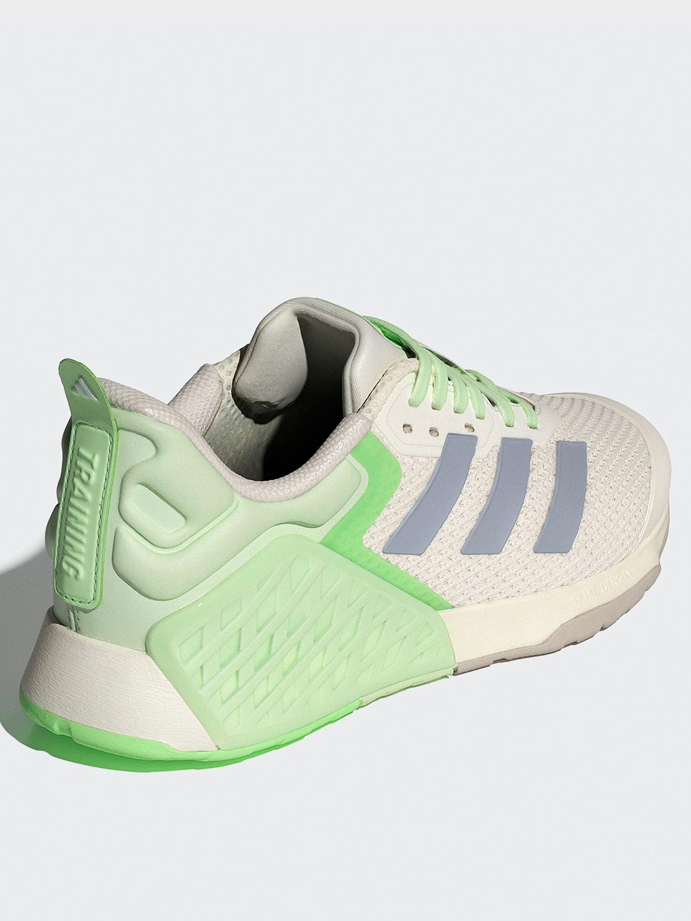 Image 3 of 7 of adidas Womens Training Dropset 3 Trainers - Silver/Green/Lime