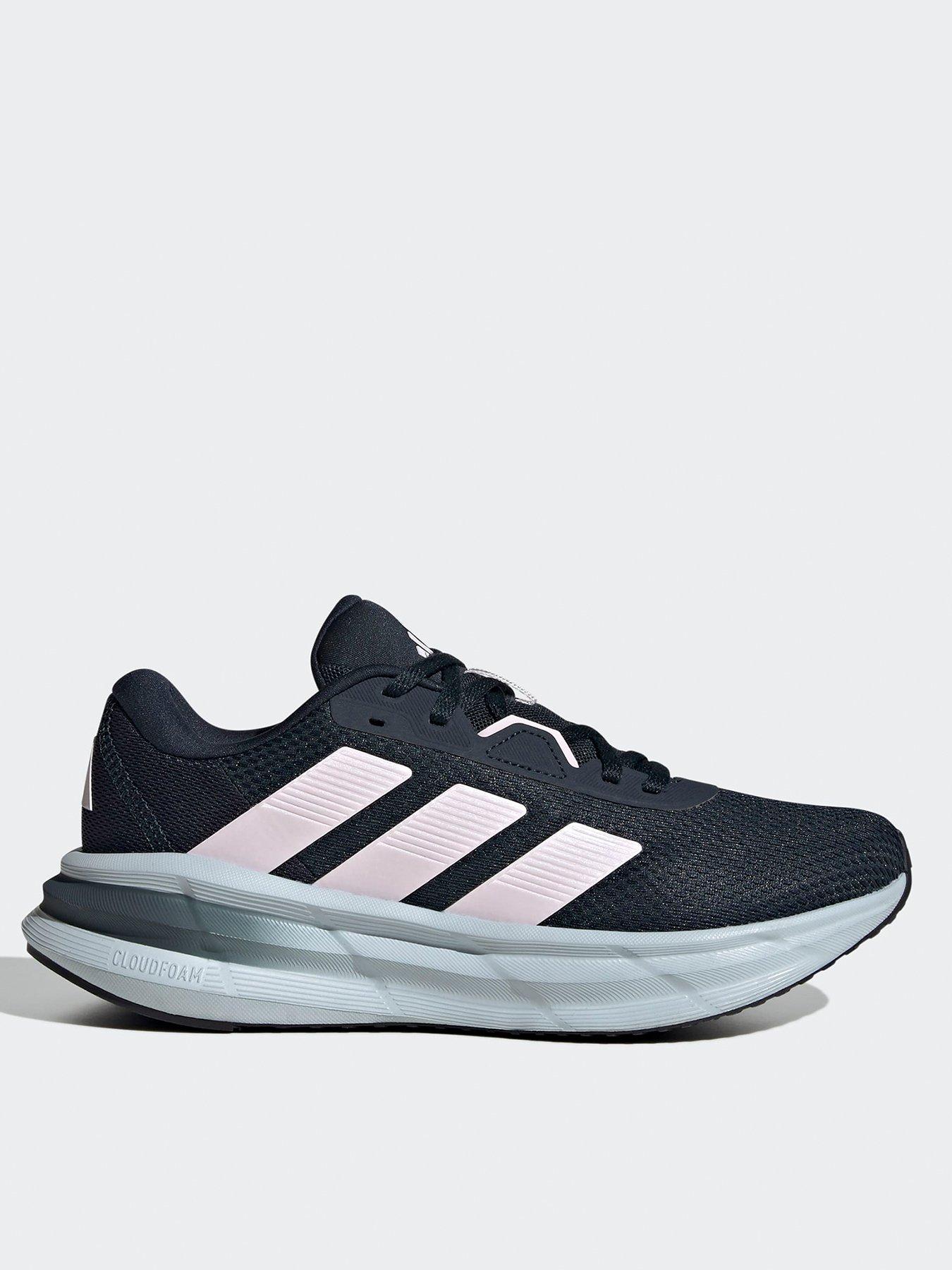 adidas Womens Running Galaxy 7 Trainers, Auro Ink/Almost Pink/Halo Blue, Size 3.5, Women