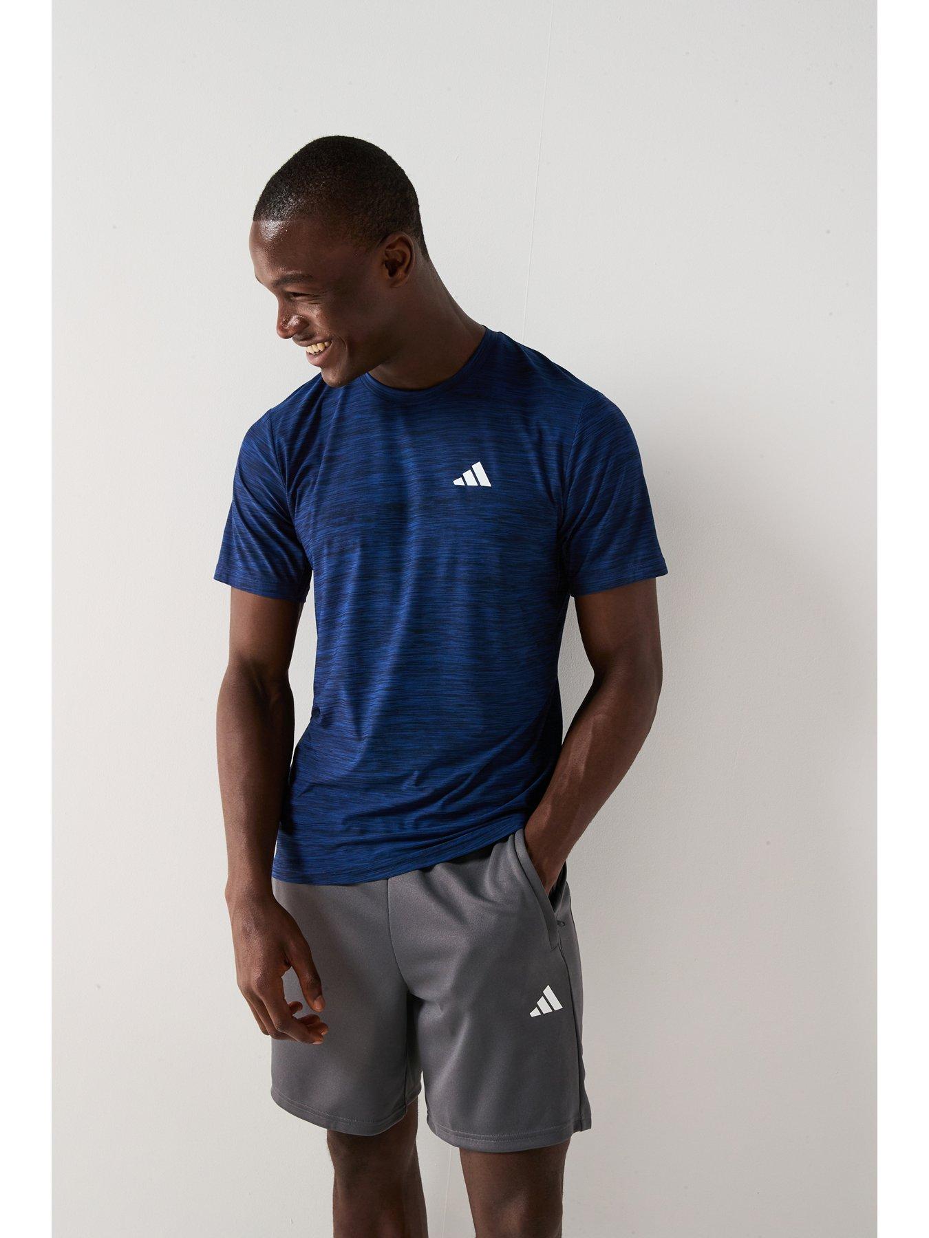 undefined Mens Training Essentials Stretch T-shirt - Blue