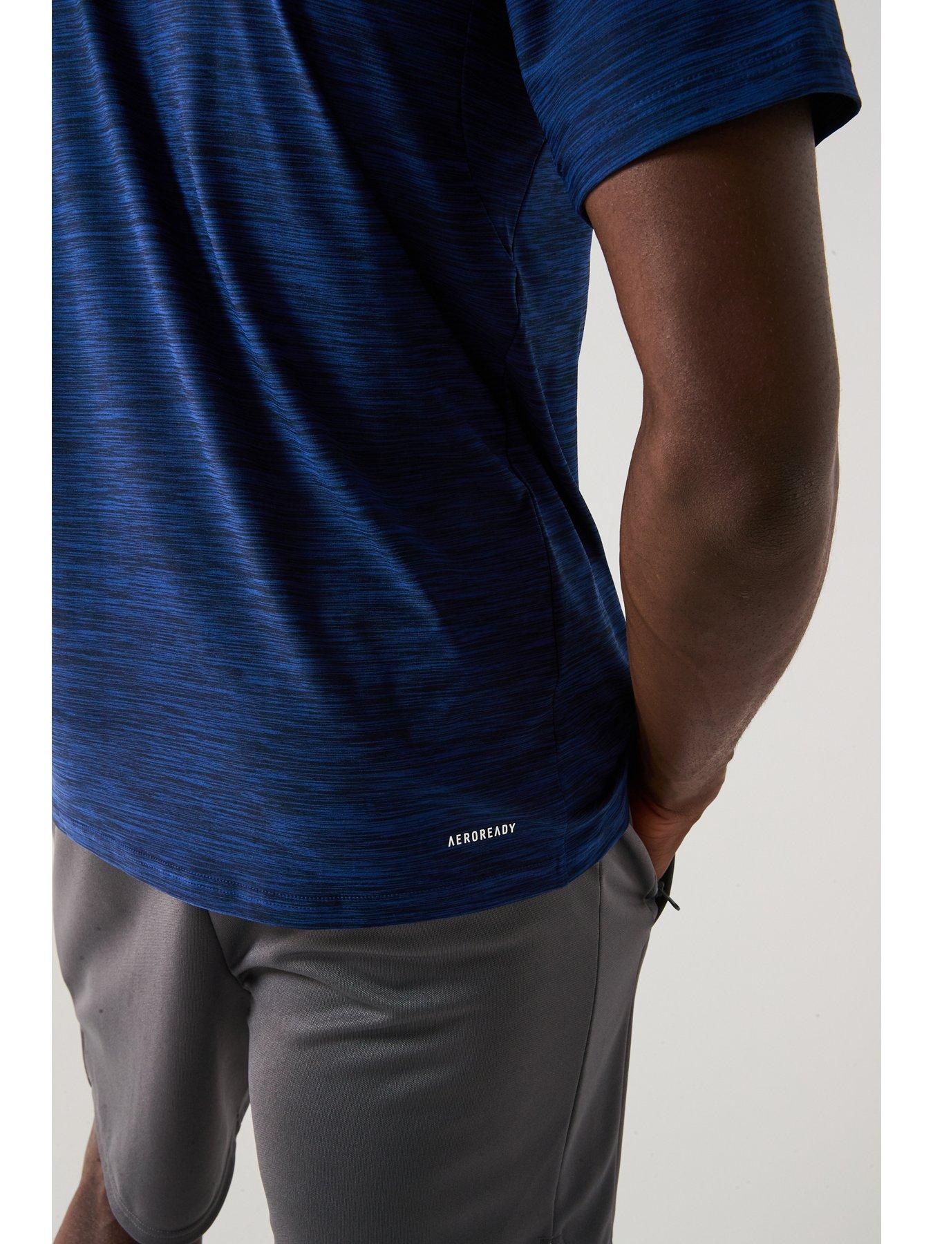 Image 6 of 6 of adidas Mens Training Essentials AEROREADY Stretch T-Shirt - Blue