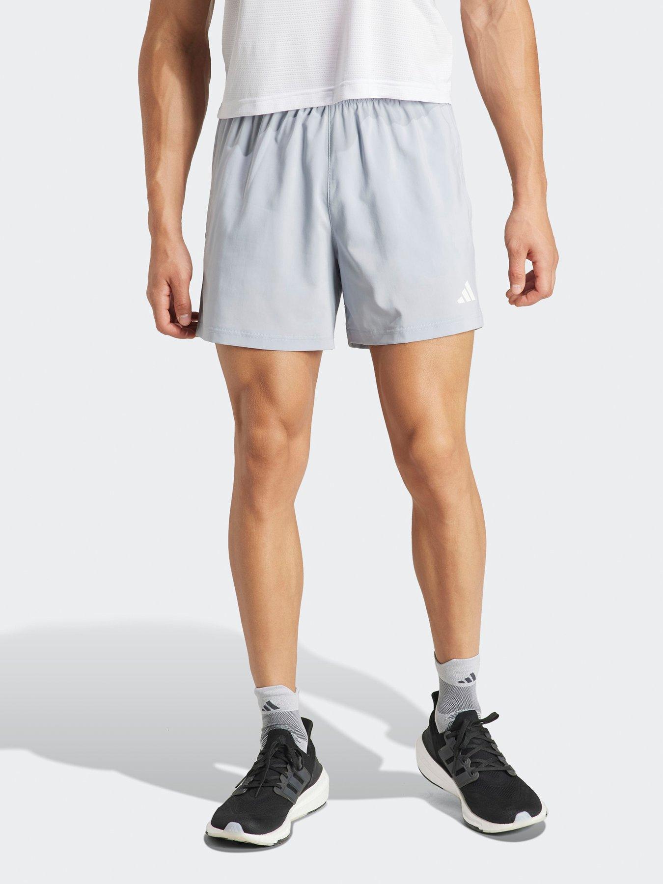 Image 1 of 5 of adidas Mens Running Own The Run 7Inch Shorts - Silver