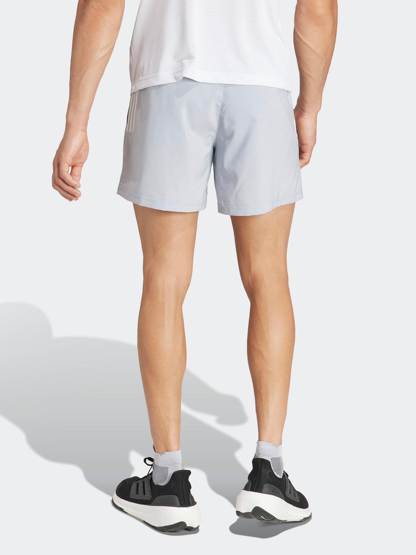 Image 2 of 5 of adidas Mens Running Own The Run 7Inch Shorts - Silver