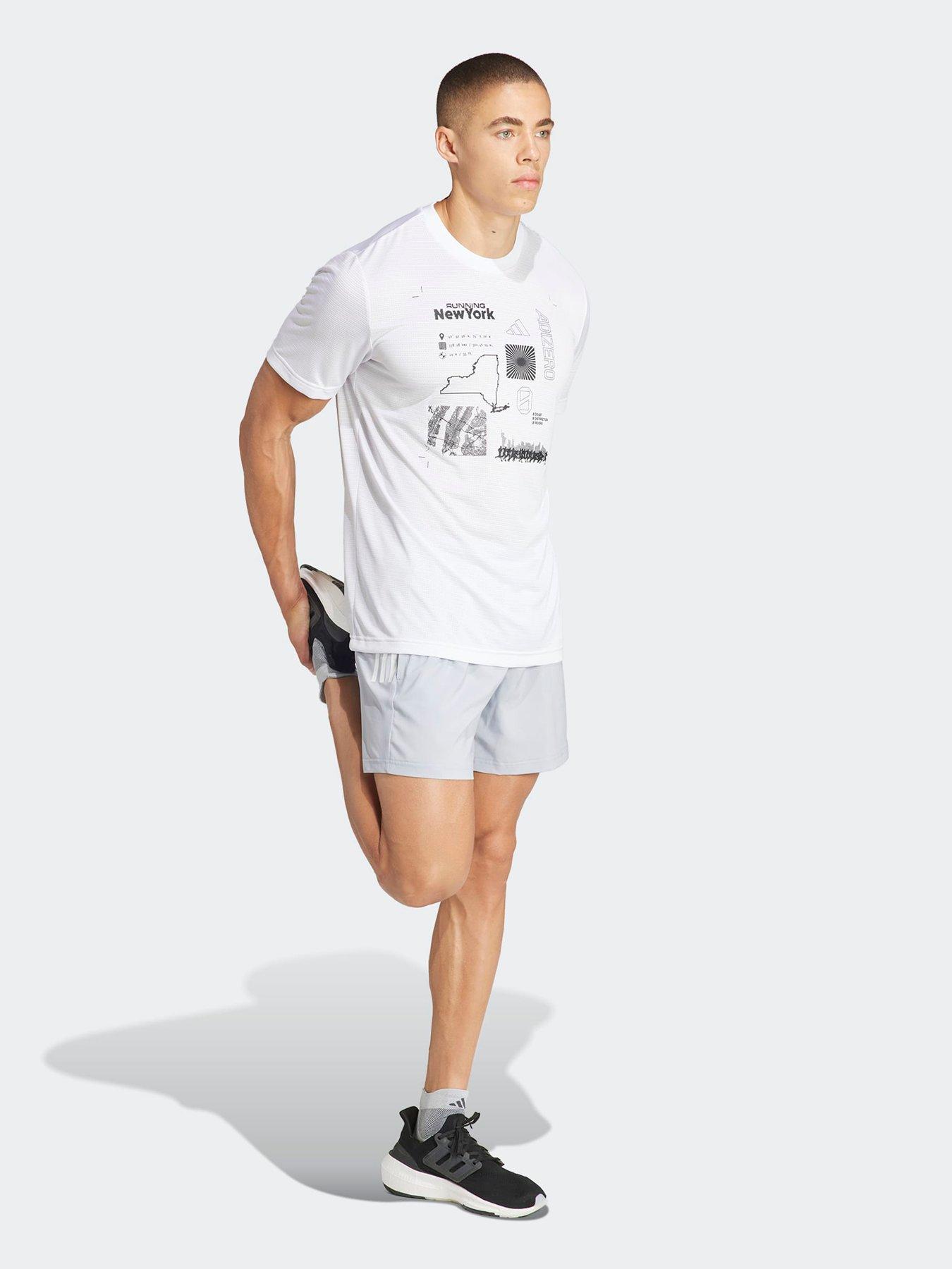 Image 3 of 5 of adidas Mens Running Own The Run 7Inch Shorts - Silver