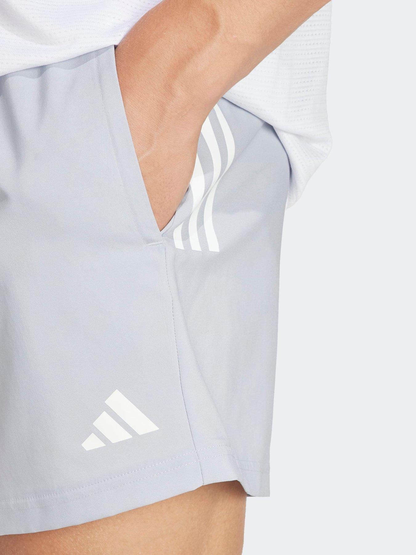 Image 4 of 5 of adidas Mens Running Own The Run 7Inch Shorts - Silver