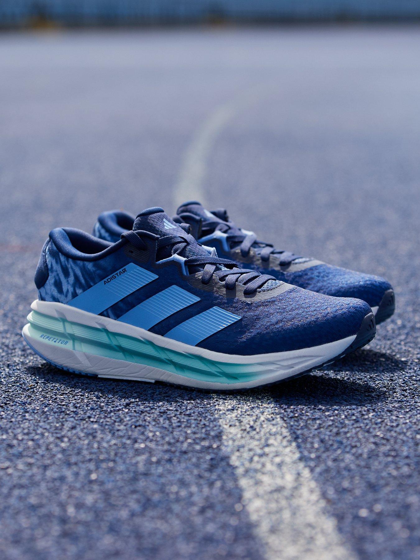 undefined Mens Running Adistar 4 Trainers - Navy