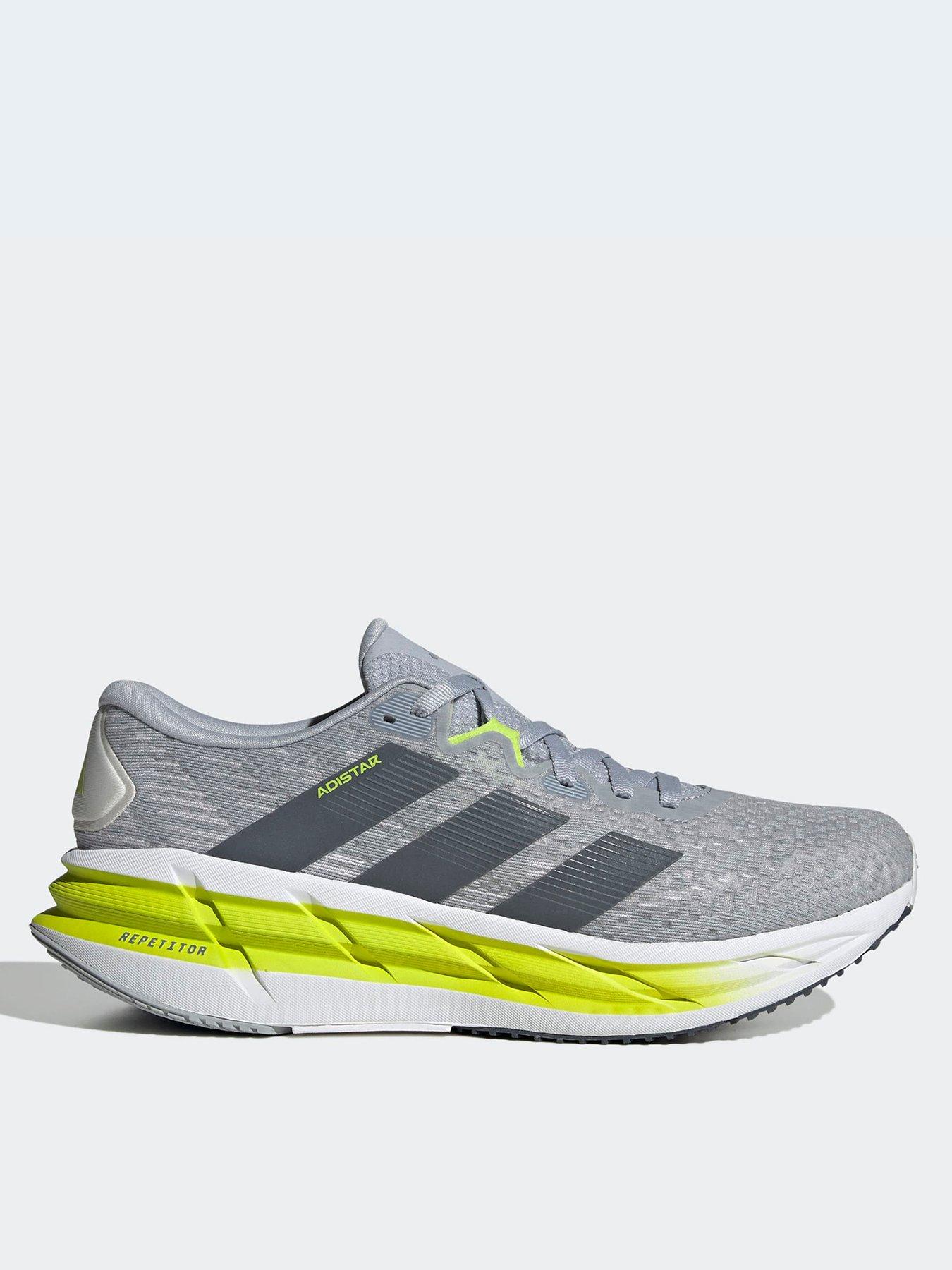adidas Mens Running Adistar Trainers Silver Very