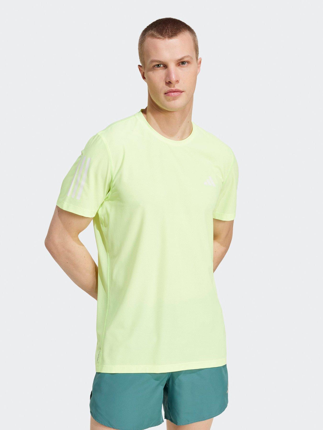 undefined Mens Running Own The Run T-Shirt - Yellow
