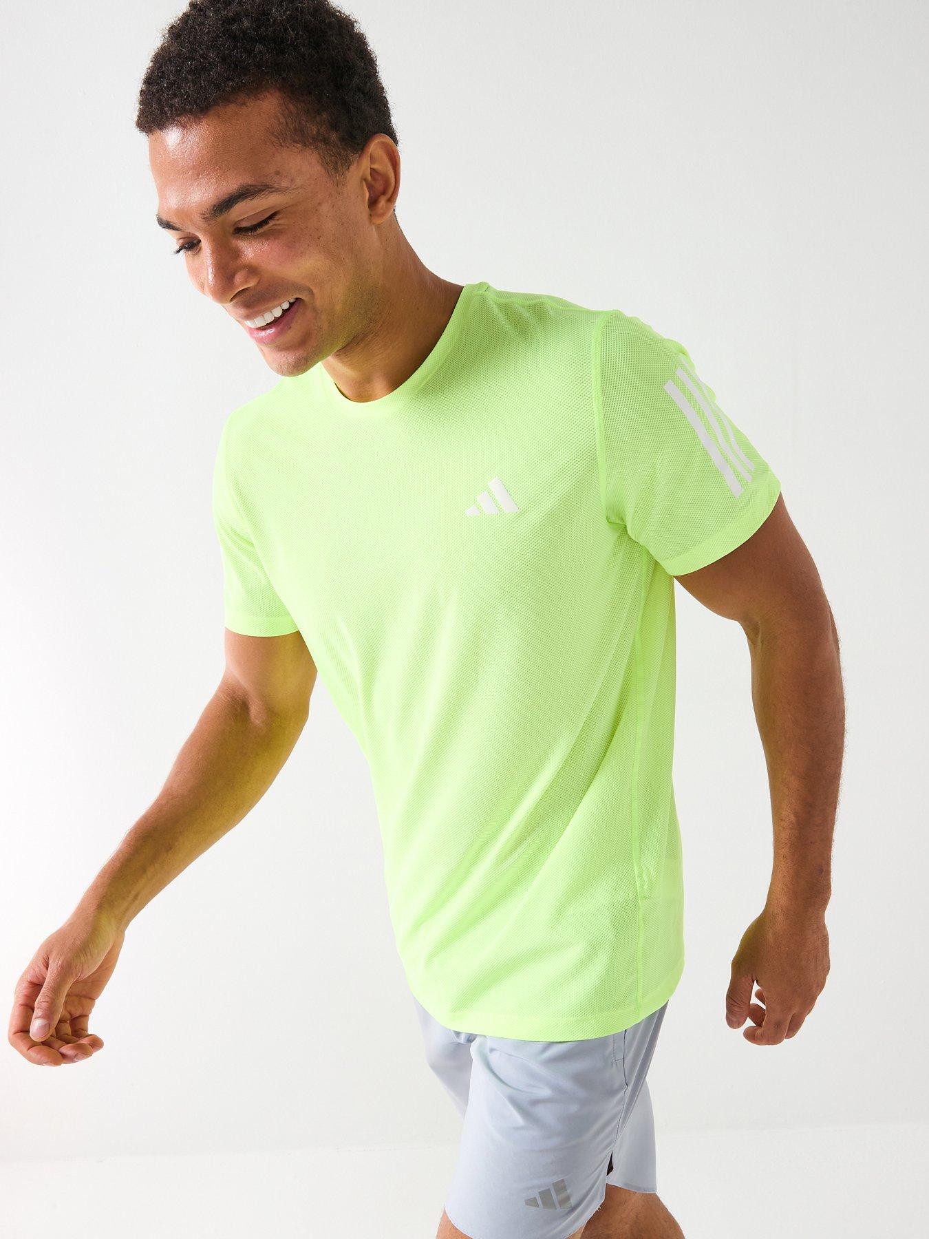 adidas Mens Running Own The Run T-Shirt - Yellow