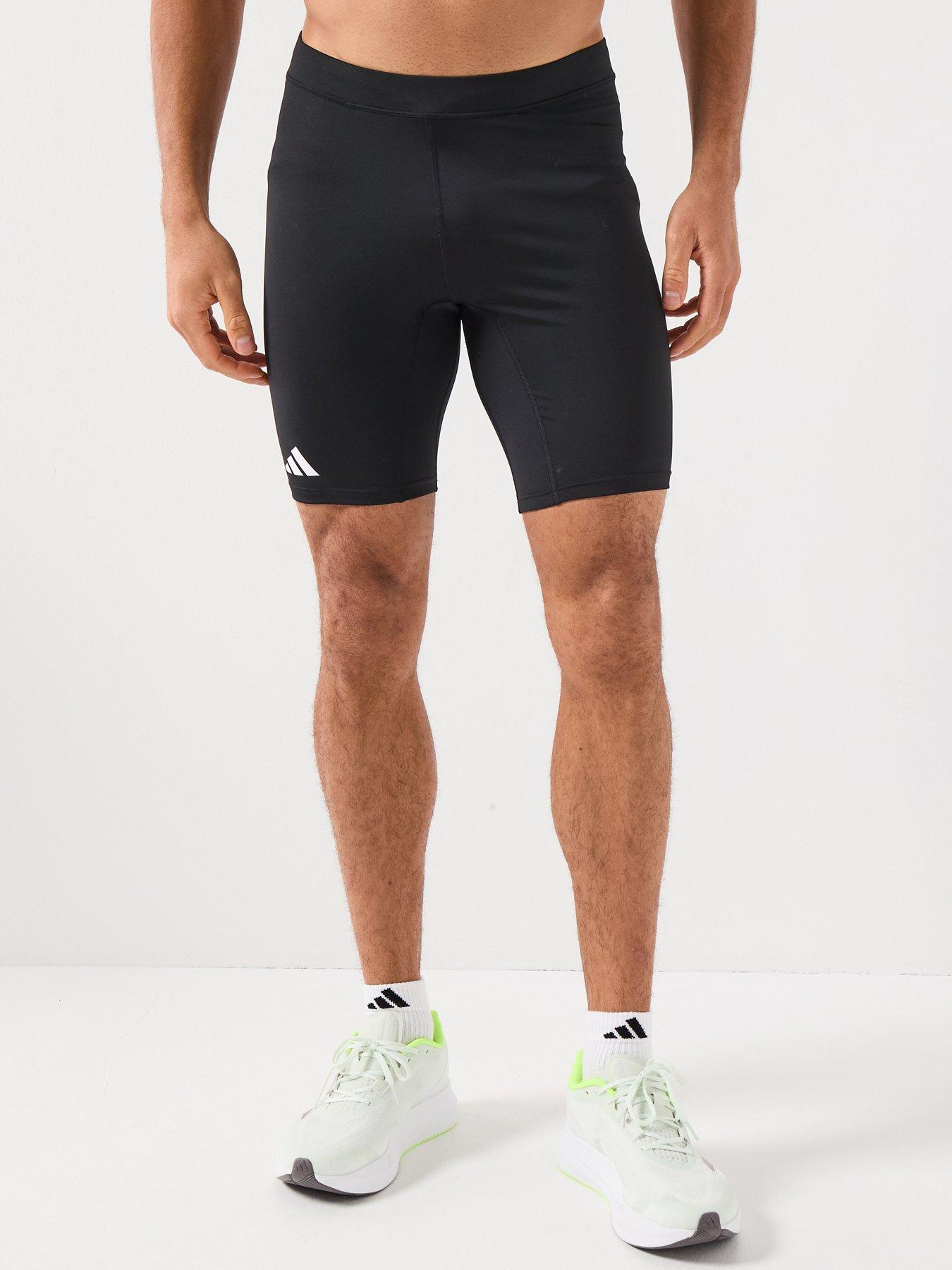 adidas Mens Running Adizero Shorts - Black