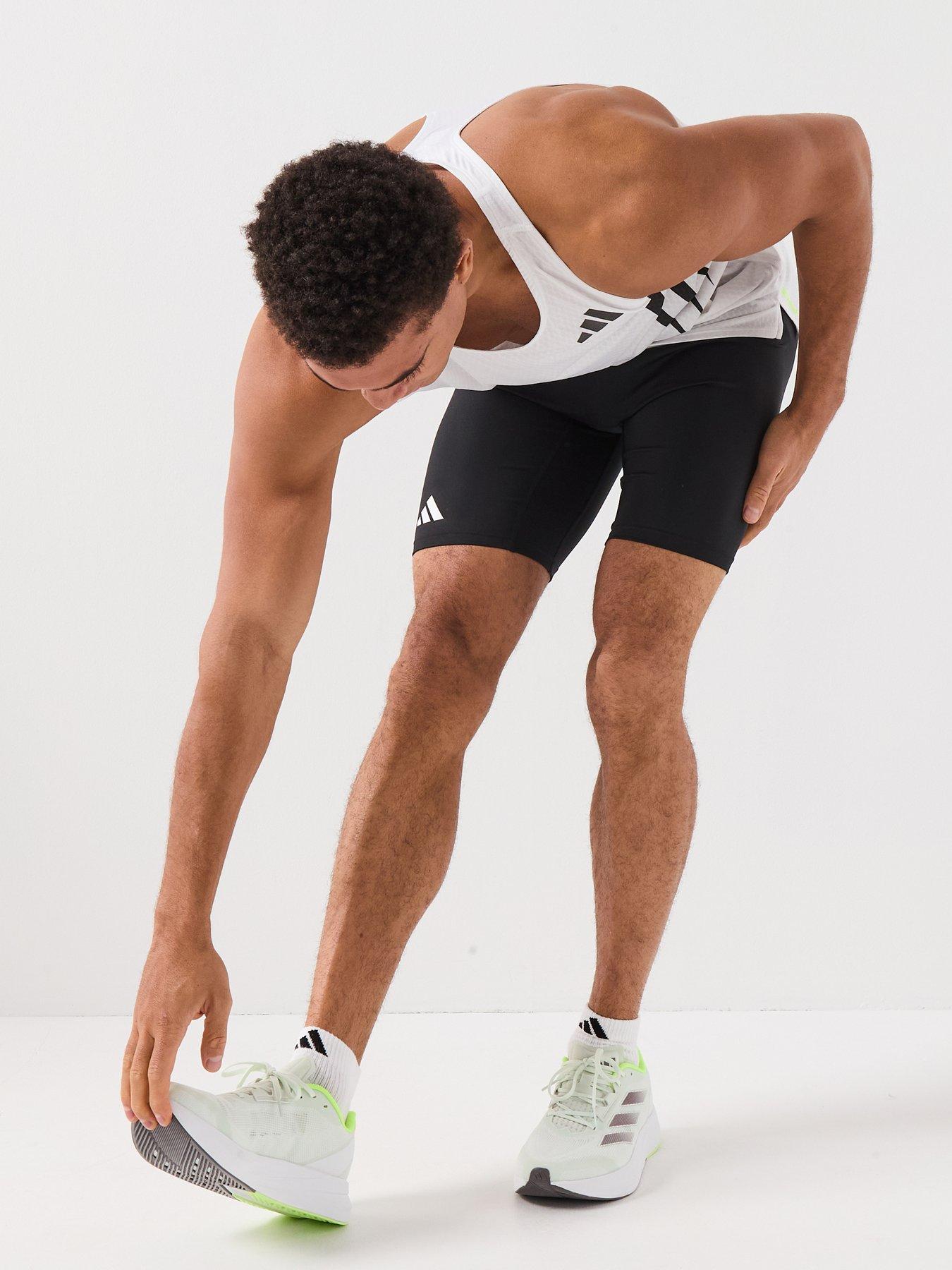 Image 6 of 6 of adidas Mens Running Adizero Shorts - Black