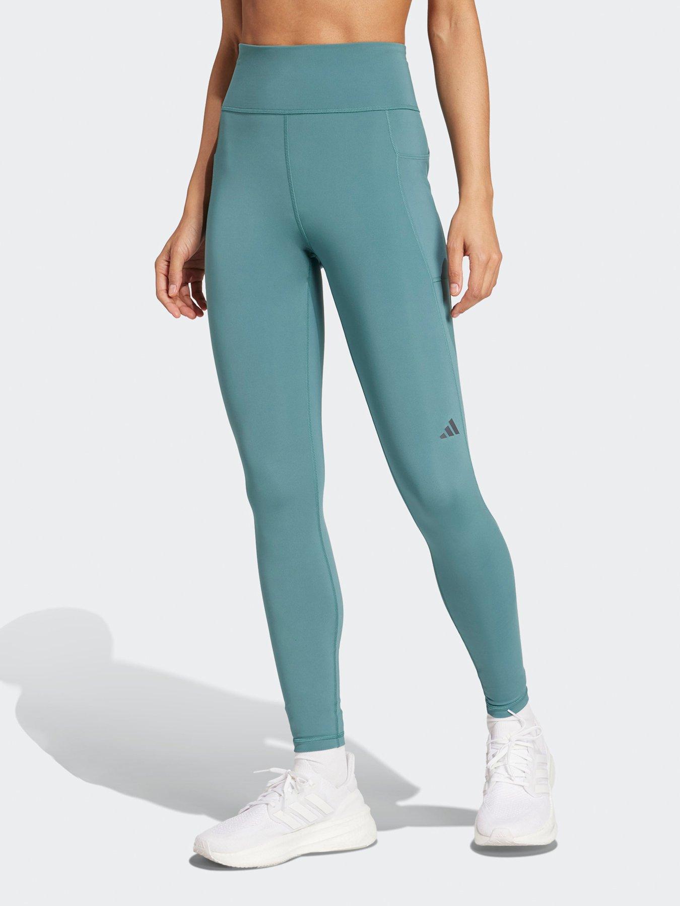 adidas Womens Running Own The Run 7/8 Tights, Preloved Teal, Size 2Xl, Women