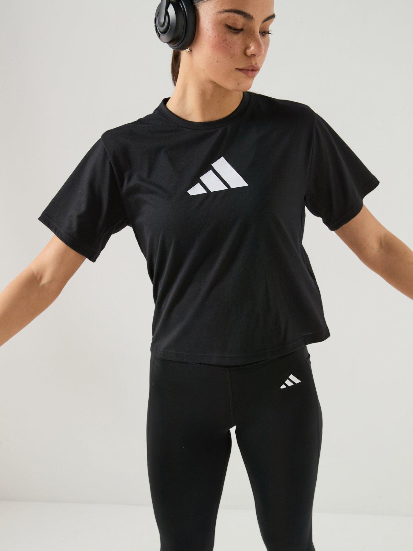 Adidas Womens Training Essentials Logo T-Shirt - Black