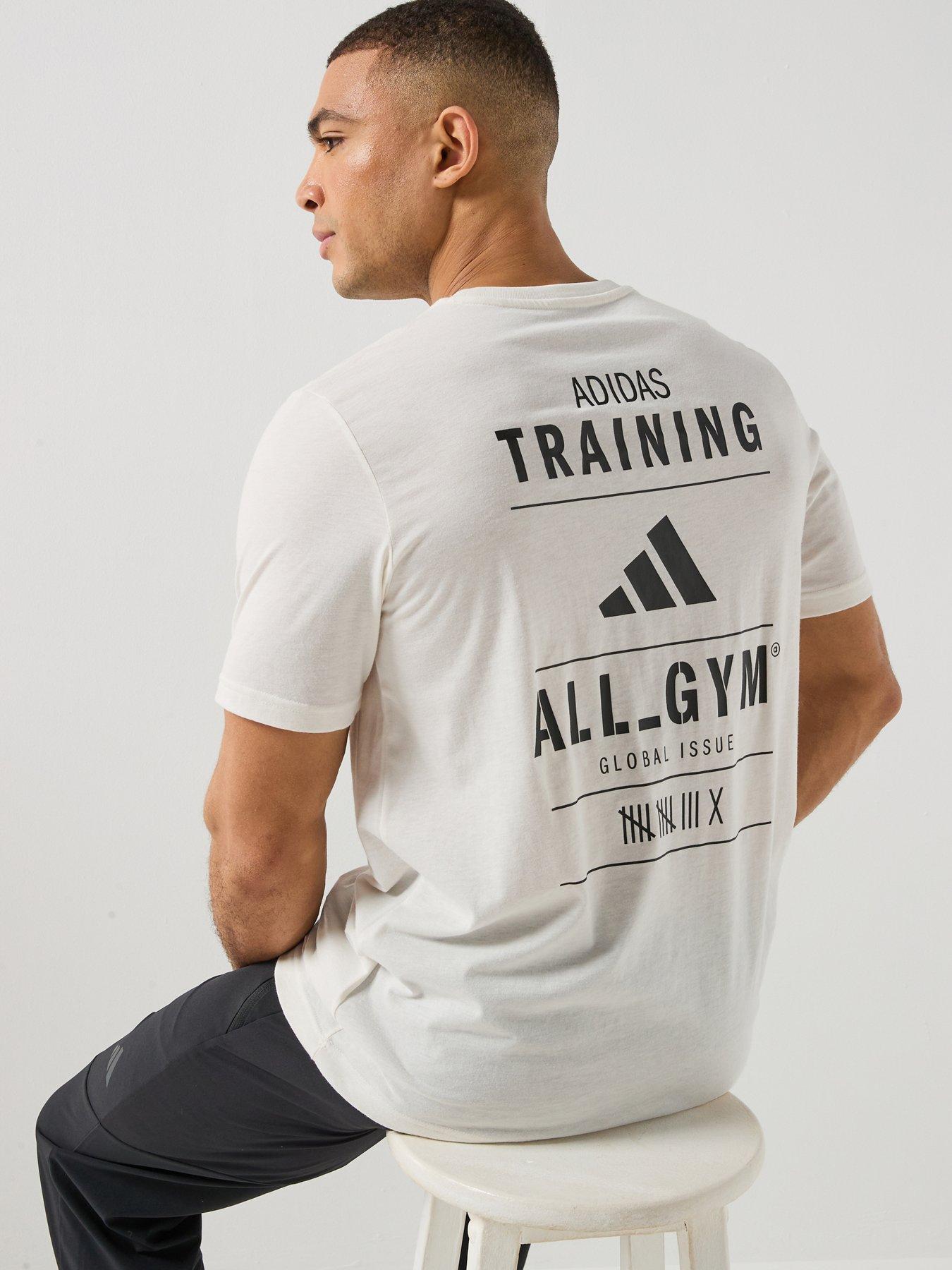 Adidas Mens Training Graphic T-Shirt - White
