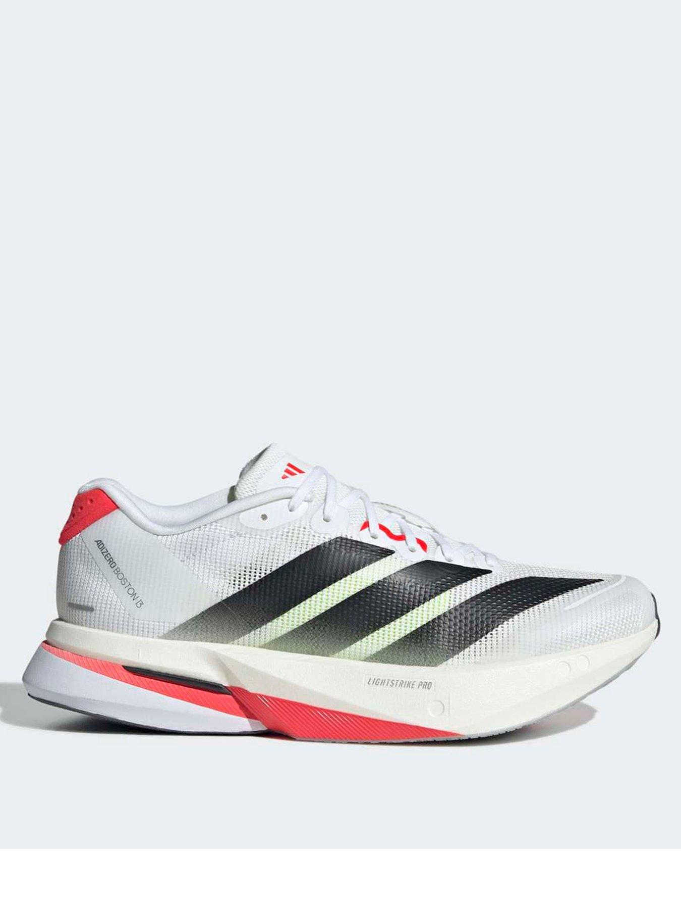 undefined Womens Running Adizero Boston 13 Trainers - White/black