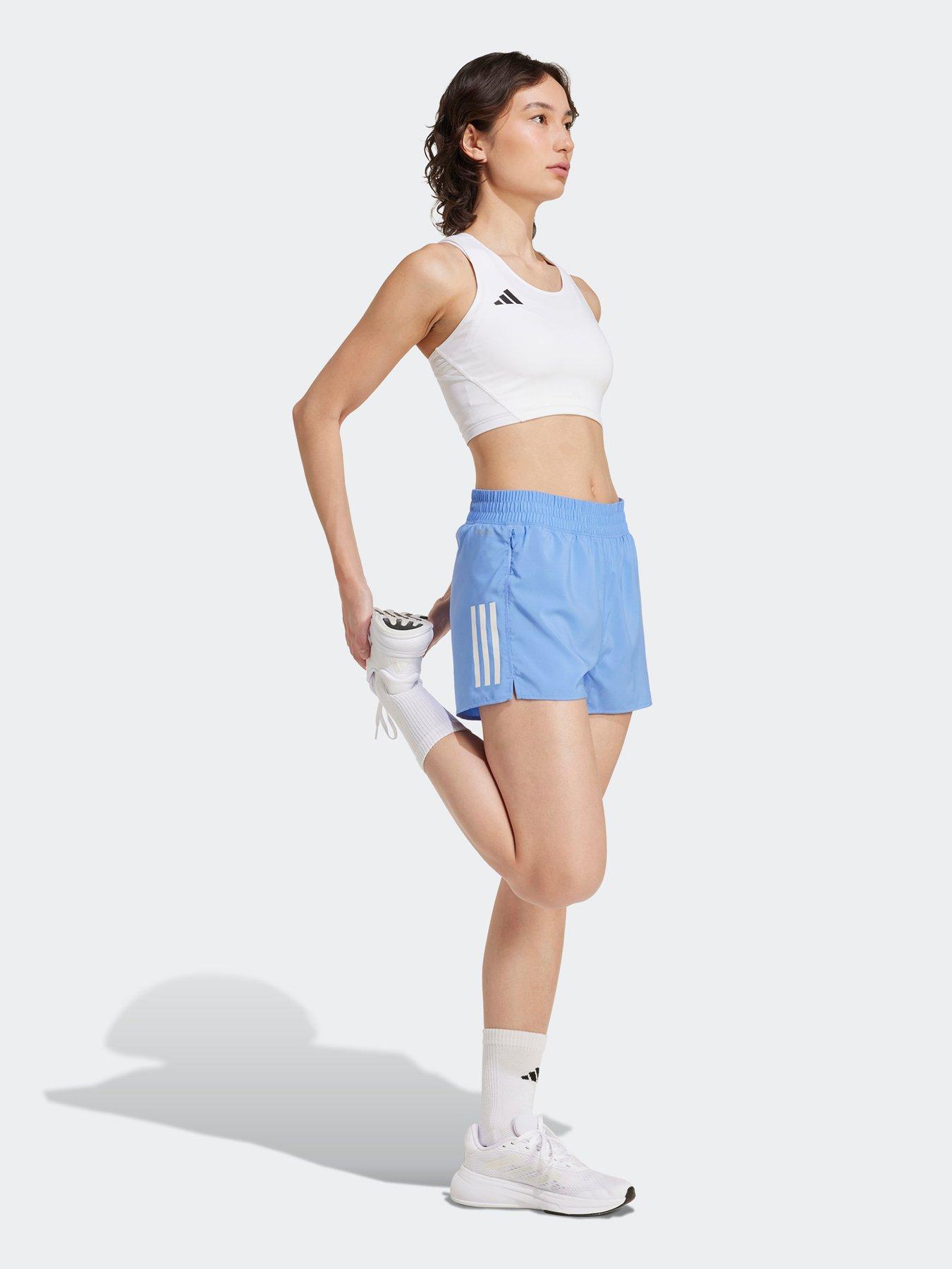 Image 3 of 5 of adidas Womens Running Own The Run 4Inch Shorts - Blue