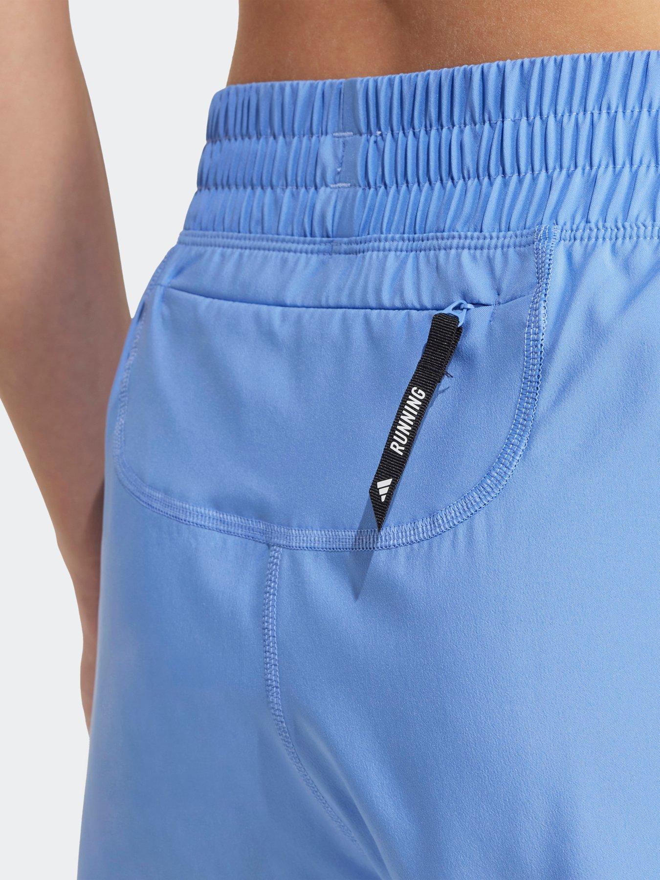 Image 4 of 5 of adidas Womens Running Own The Run 4Inch Shorts - Blue