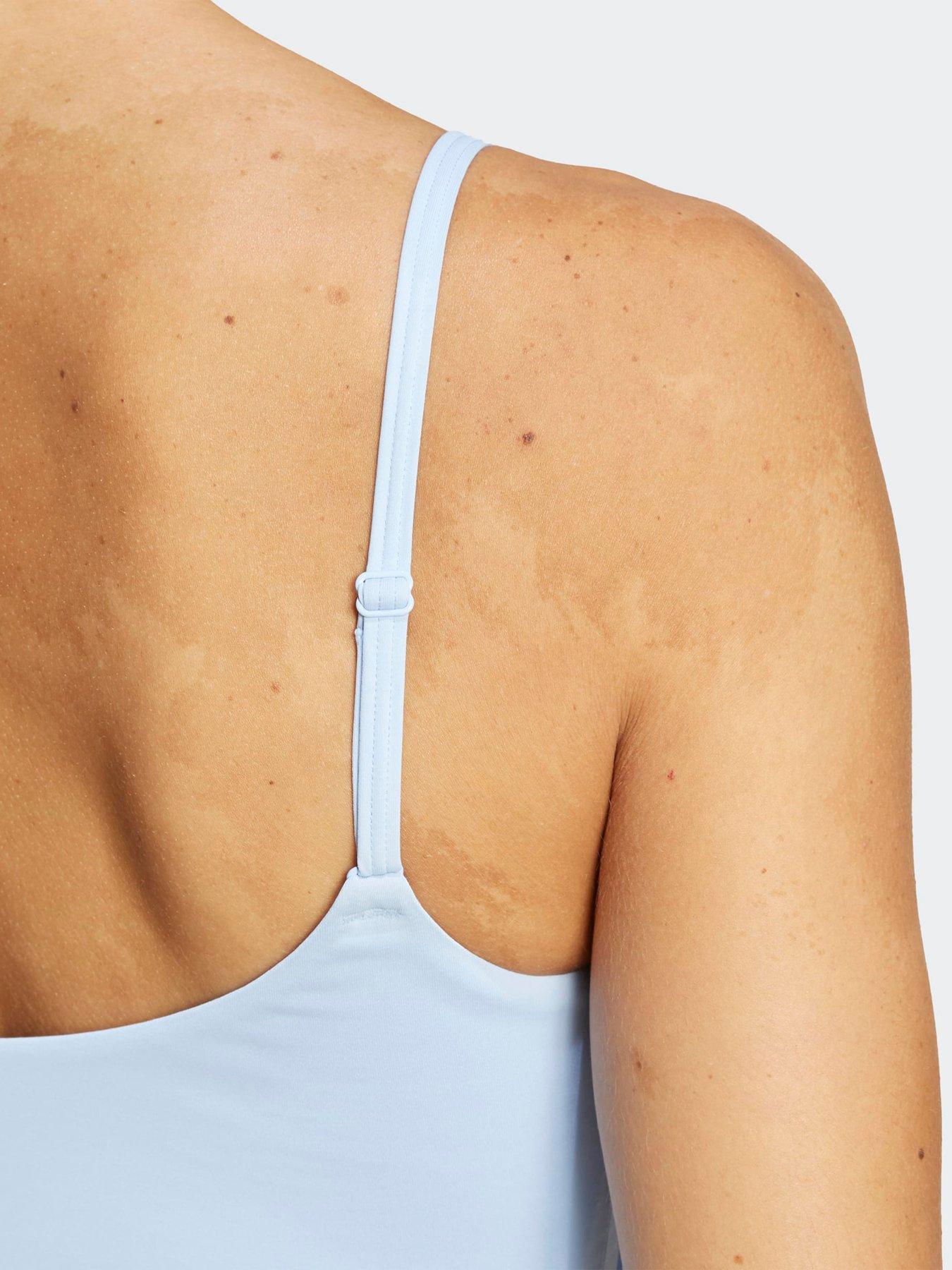 Image 5 of 5 of adidas Womens Training Hyperglam Rib Tank - Blue