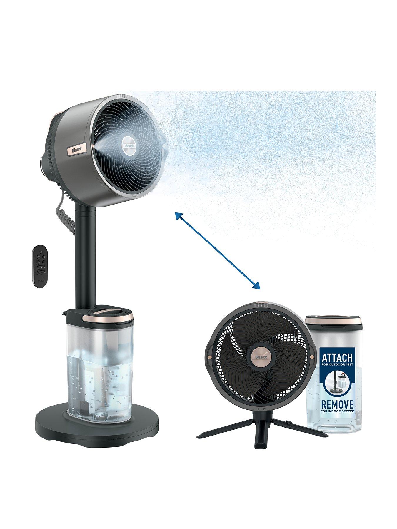 Shark Pro Mist FA300UK Portable Hybrid Pedestal/Desk Top Fan  &  Misting System