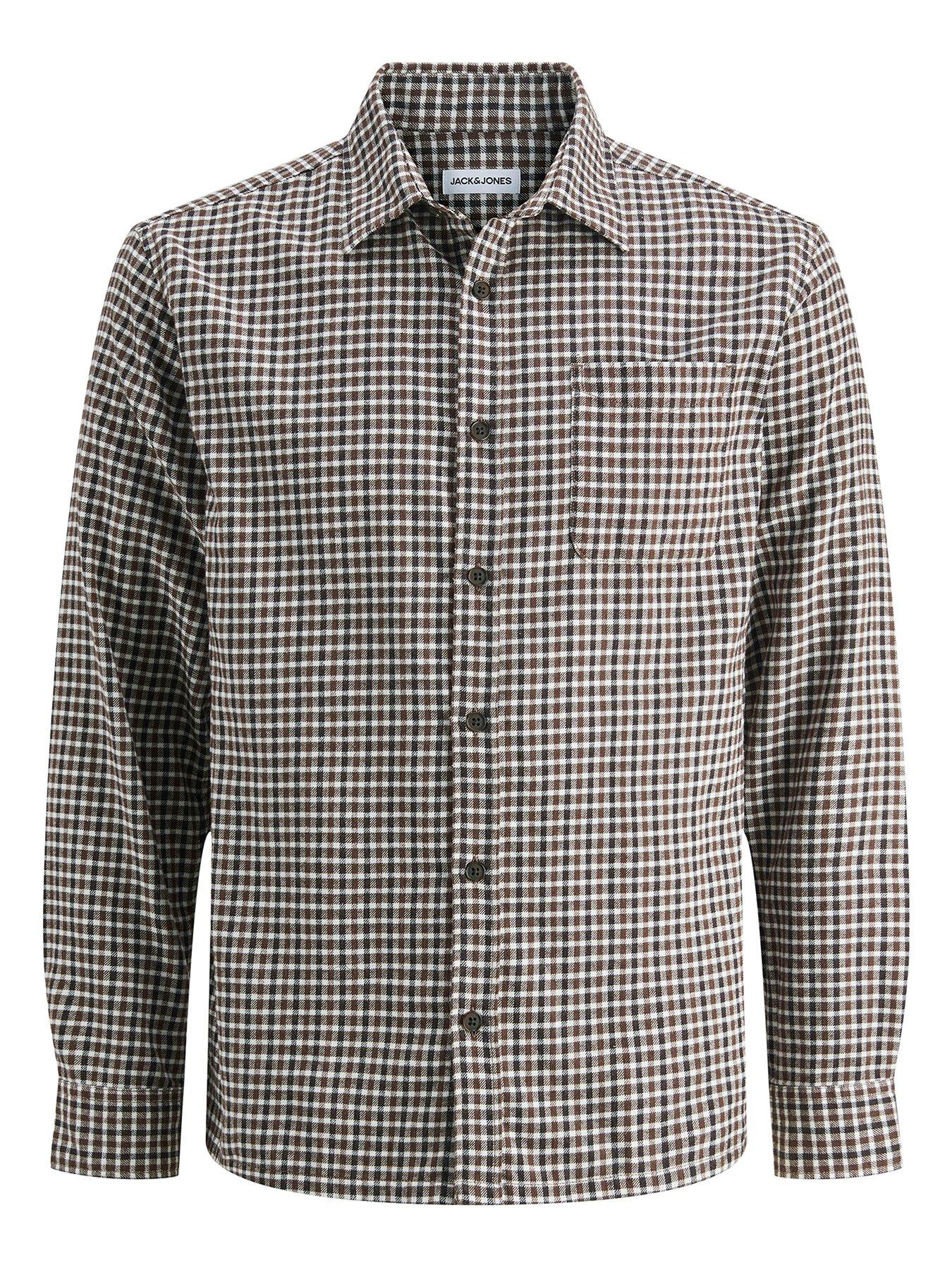 Jack & Jones Junior Boys James Check Long Sleeve Shirt - Multi