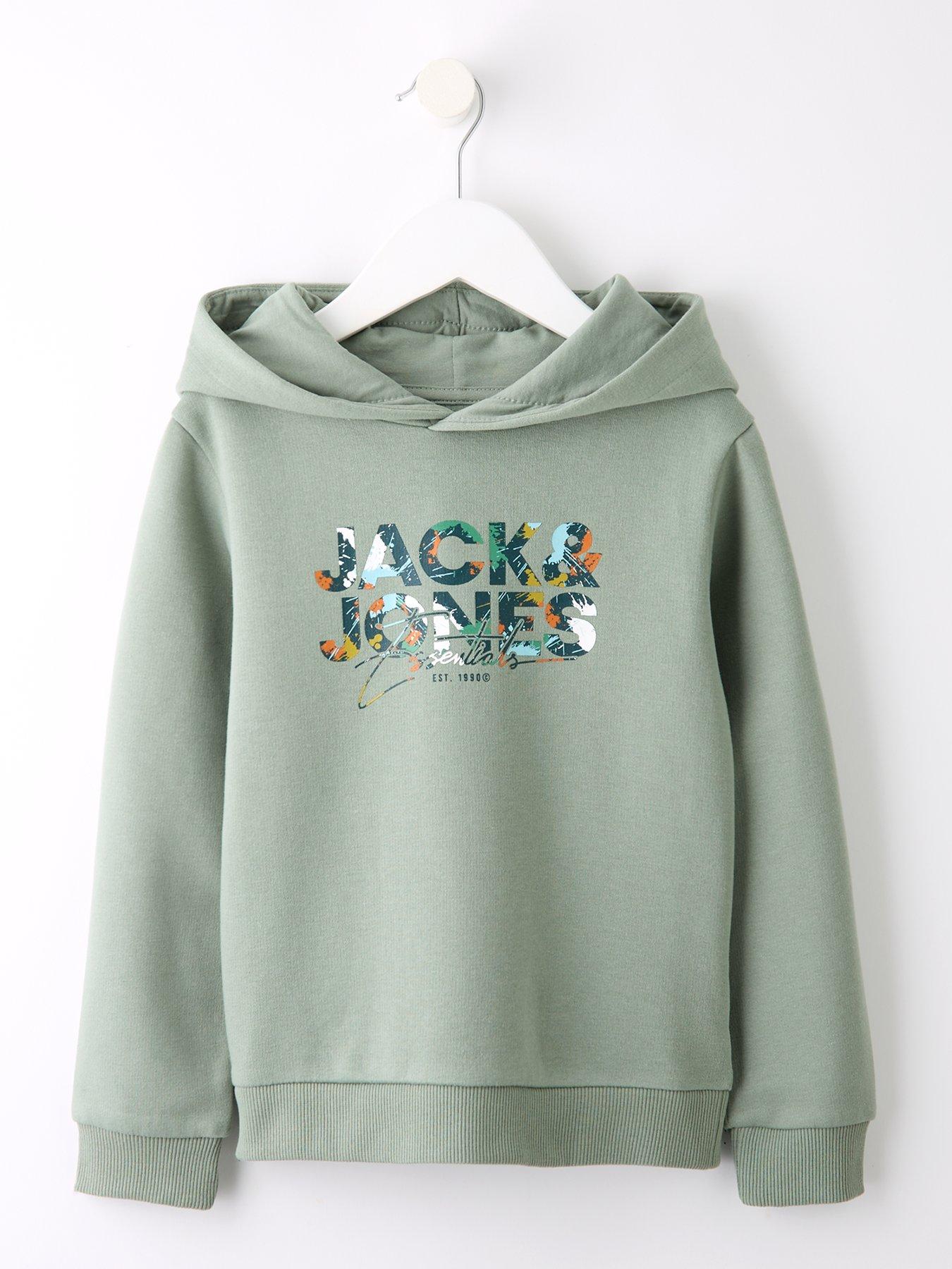 undefined Younger Boys Printed Hoodie - Green