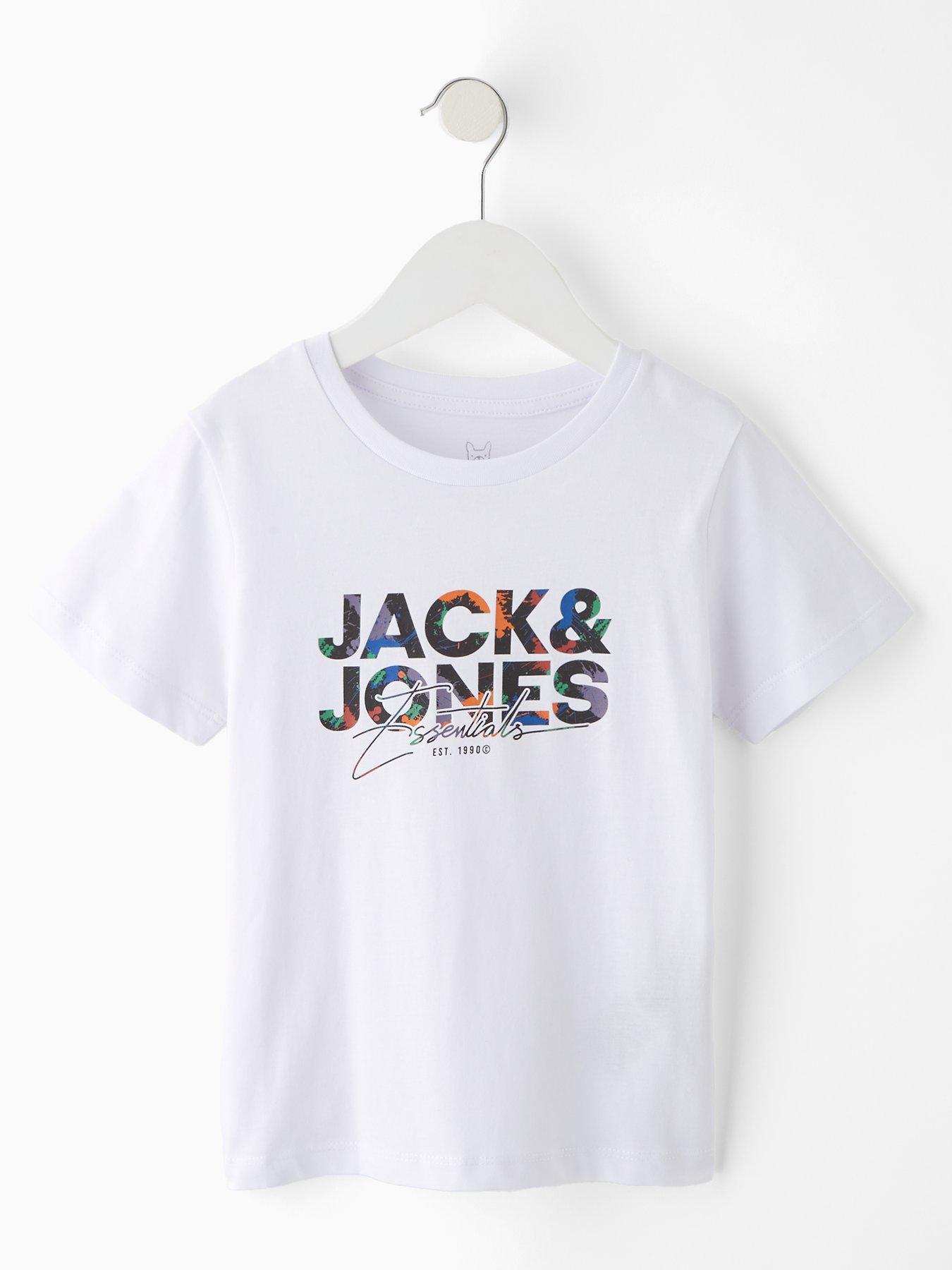 undefined Younger Boys Short Sleeve T-Shirt - White