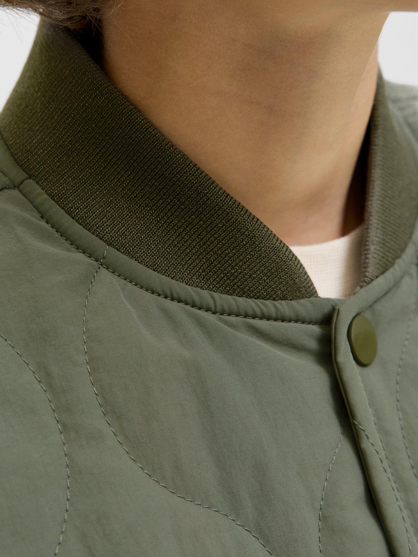 Image 4 of 6 of Jack & Jones Junior Boys Hero Liner Jacket &nbsp;- Khaki