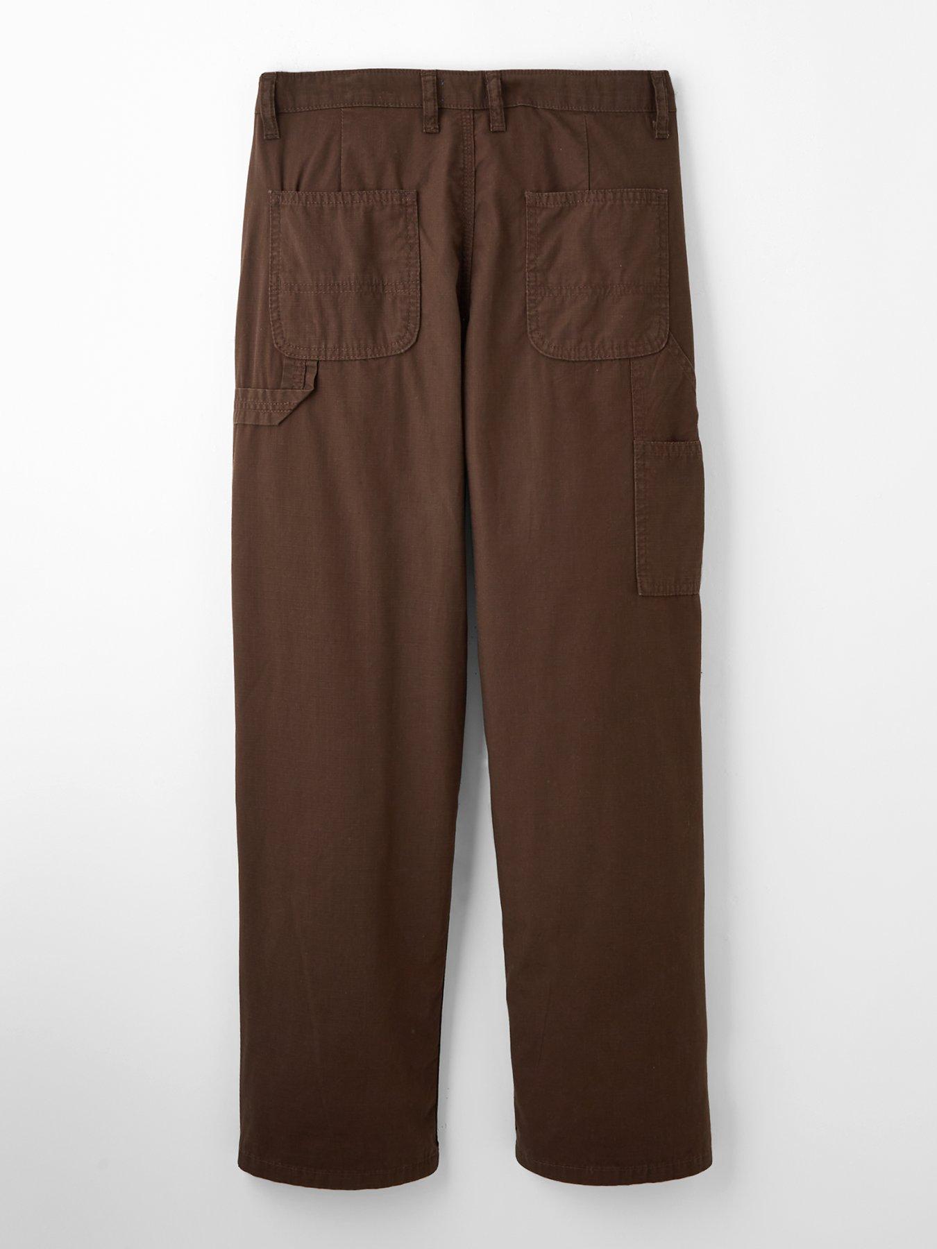 Image 3 of 7 of Jack & Jones Junior Boys Alex Andre Carpenter Trousers - Brown