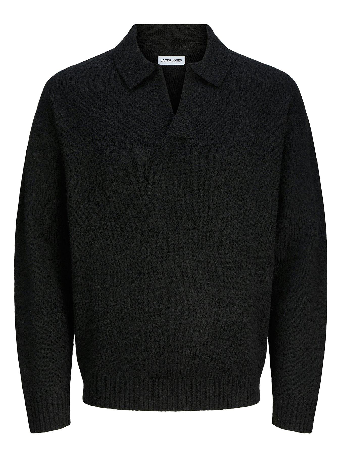 Jack & Jones Junior Boys Soho Ollie Knitted Jumper - Black
