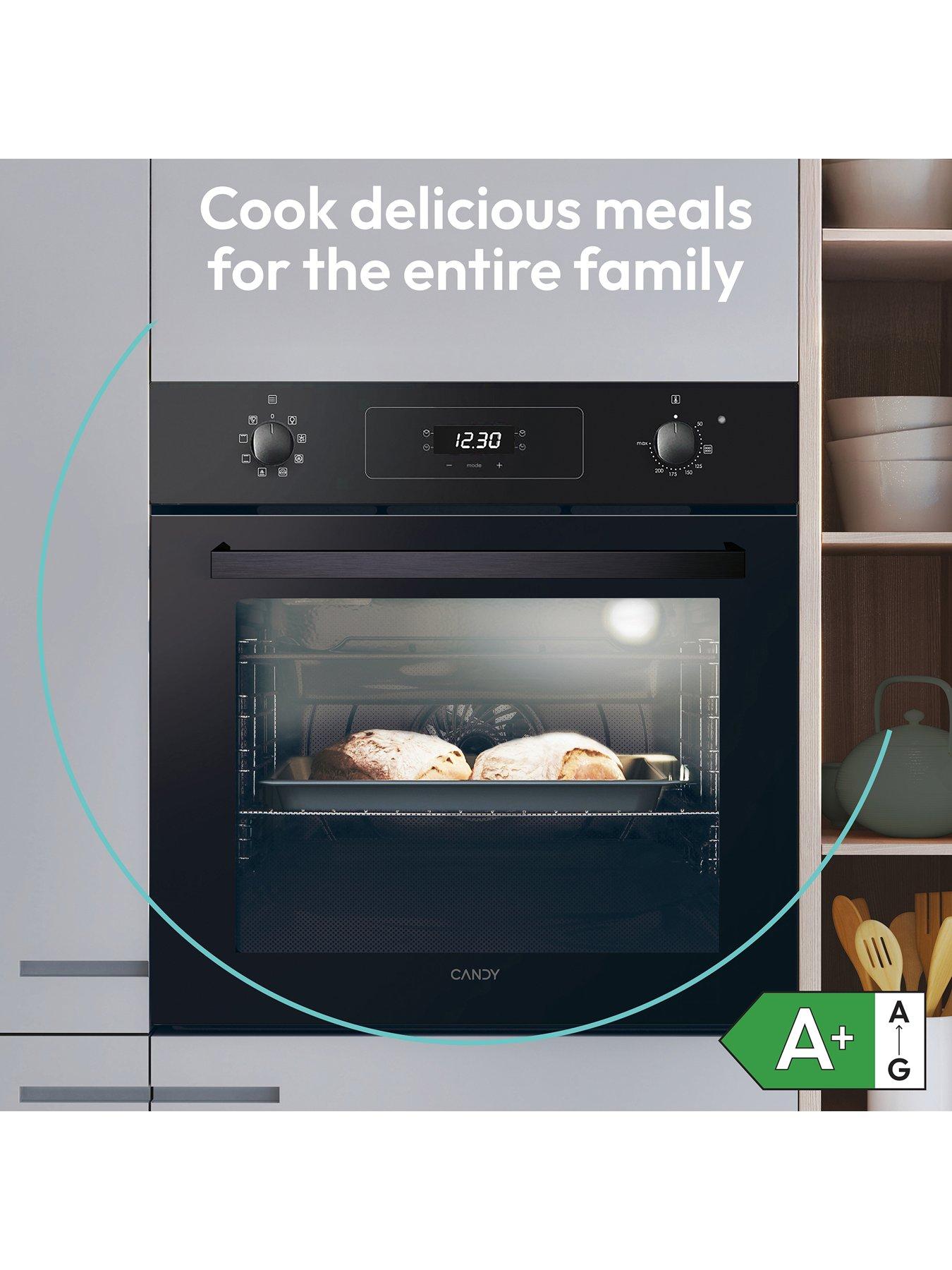 Image 4 of 7 of Candy F IDC N9B5 L Built-In Electric Multifunctional Oven, 70L Capacity,&nbsp;A+ Rated - Black