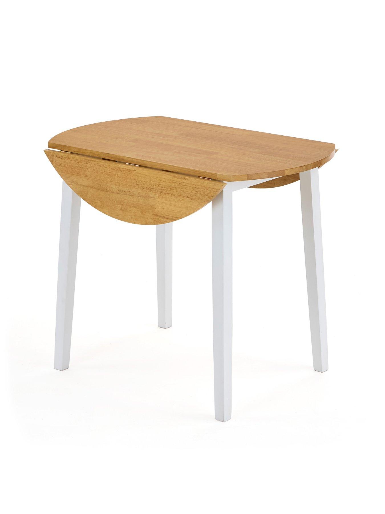 Image 4 of 7 of Very Home Michigan Drop Leaf Round Dining Table &amp; 4 Michigan Chairs - FSC&reg;&nbsp;Certified