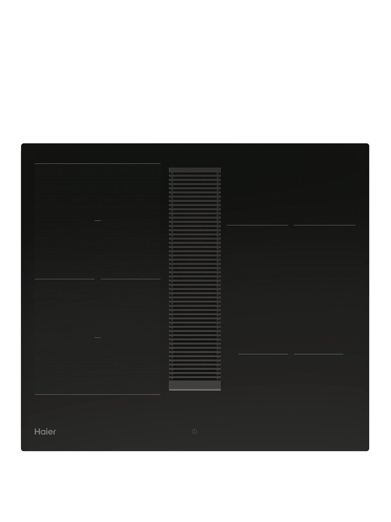 Haier I Dual Series 6 HAIH6IESCF Induction Hob with Extractor, Black
