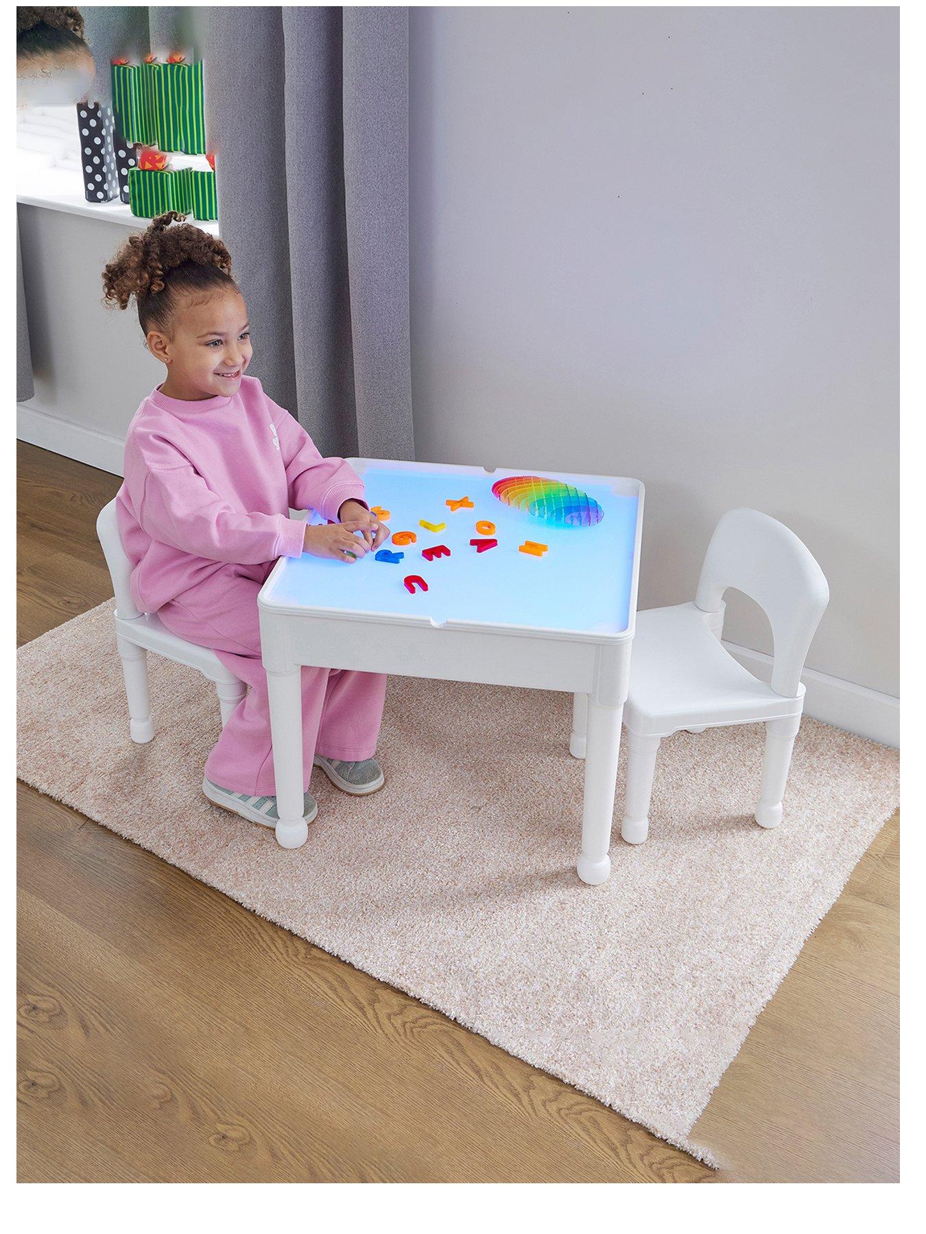 undefined Light Table and Two Chairs Set