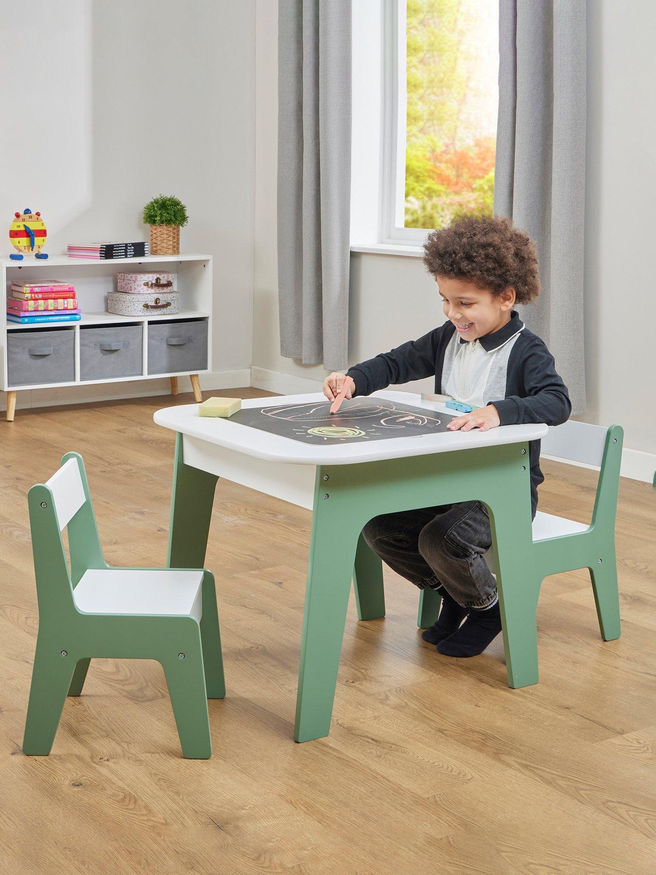 Image 2 of 7 of Liberty House Kids 4-in-1 Play Table and Two Chairs Set