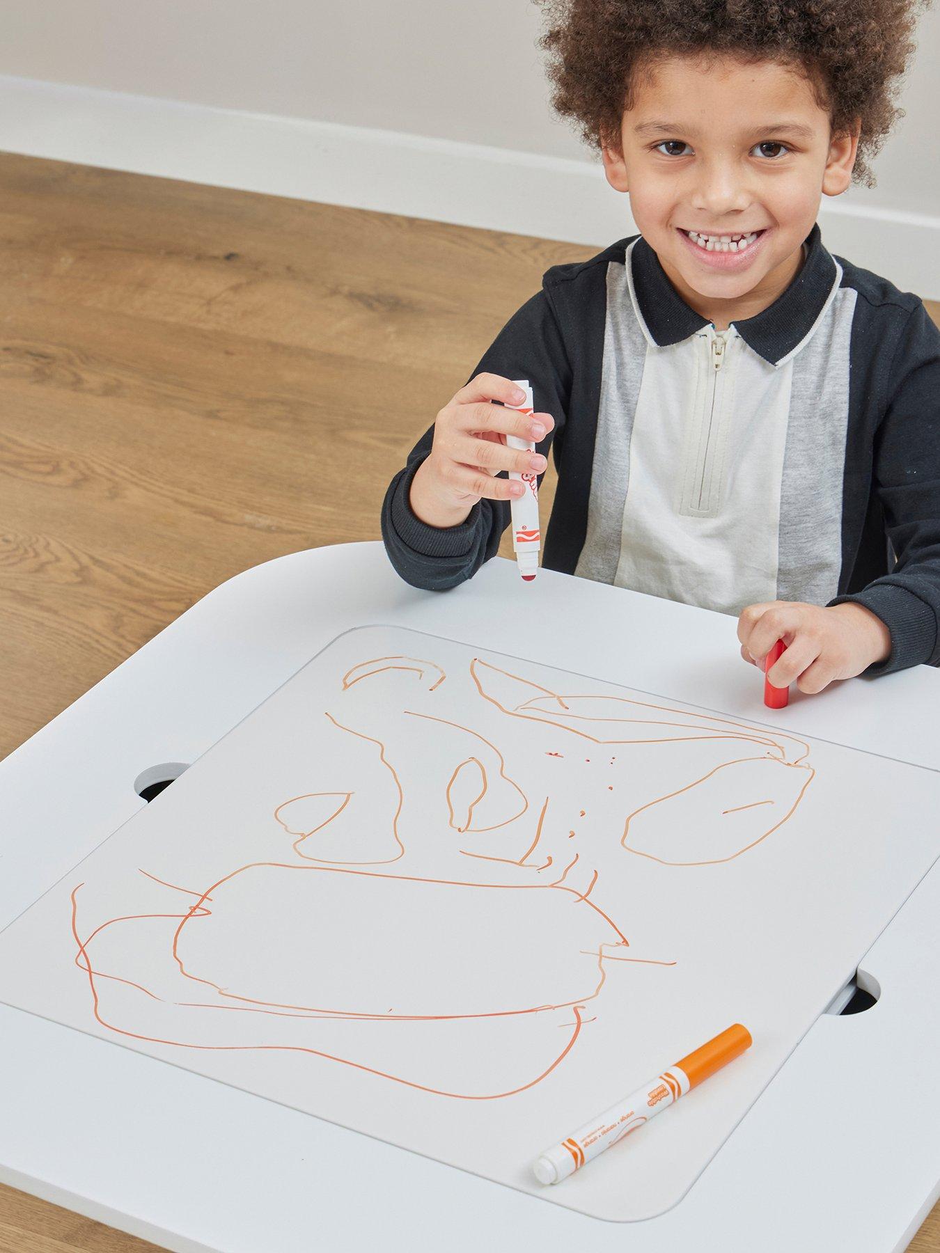 Image 3 of 7 of Liberty House Kids 4-in-1 Play Table and Two Chairs Set