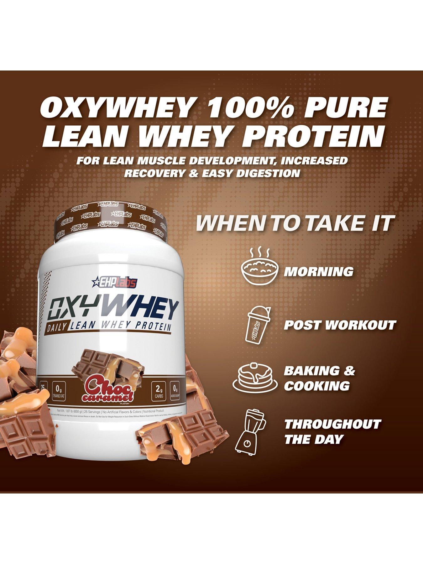 Image 3 of 5 of EHP Labs OxyWhey Lean Wellness Protein Chocolate Caramello 2lb