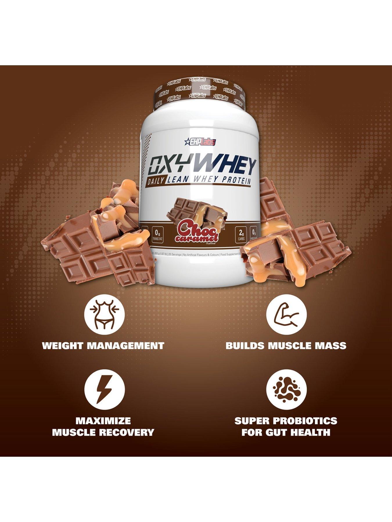 Image 5 of 5 of EHP Labs OxyWhey Lean Wellness Protein Chocolate Caramello 2lb