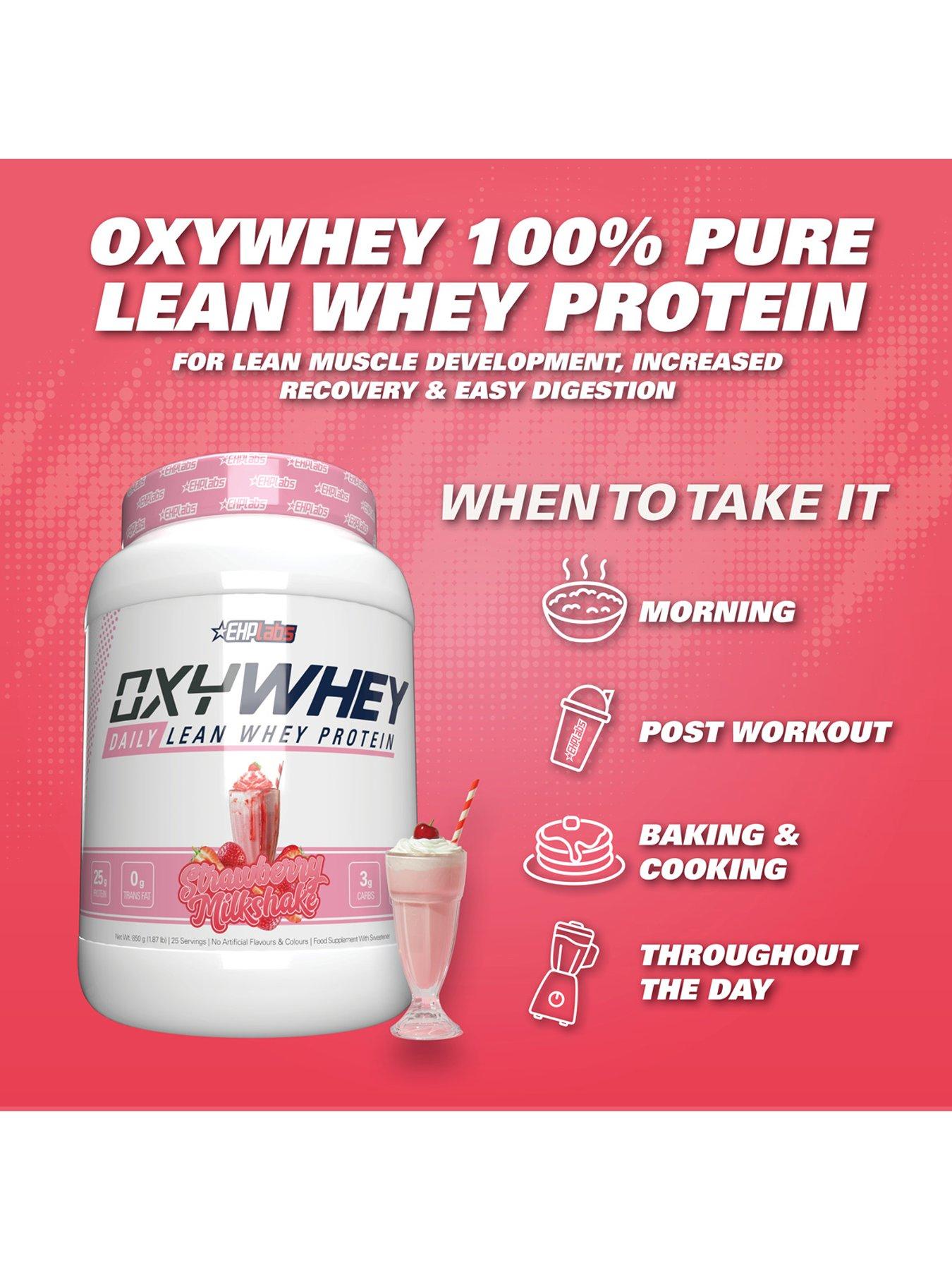 Image 3 of 5 of EHP Labs OxyWhey Lean Wellness Protein Strawberry Milk 2lb