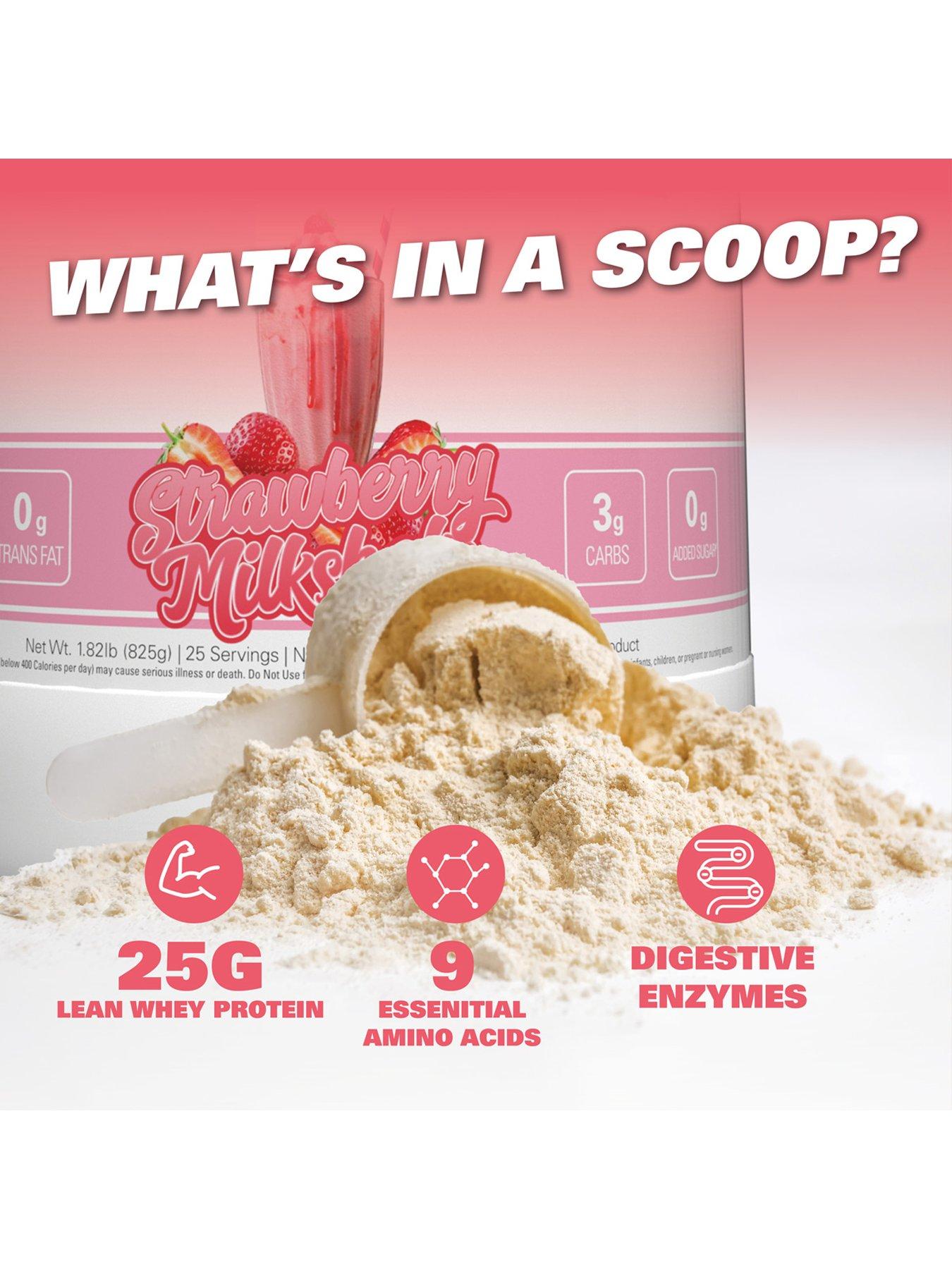 Image 4 of 5 of EHP Labs OxyWhey Lean Wellness Protein Strawberry Milk 2lb